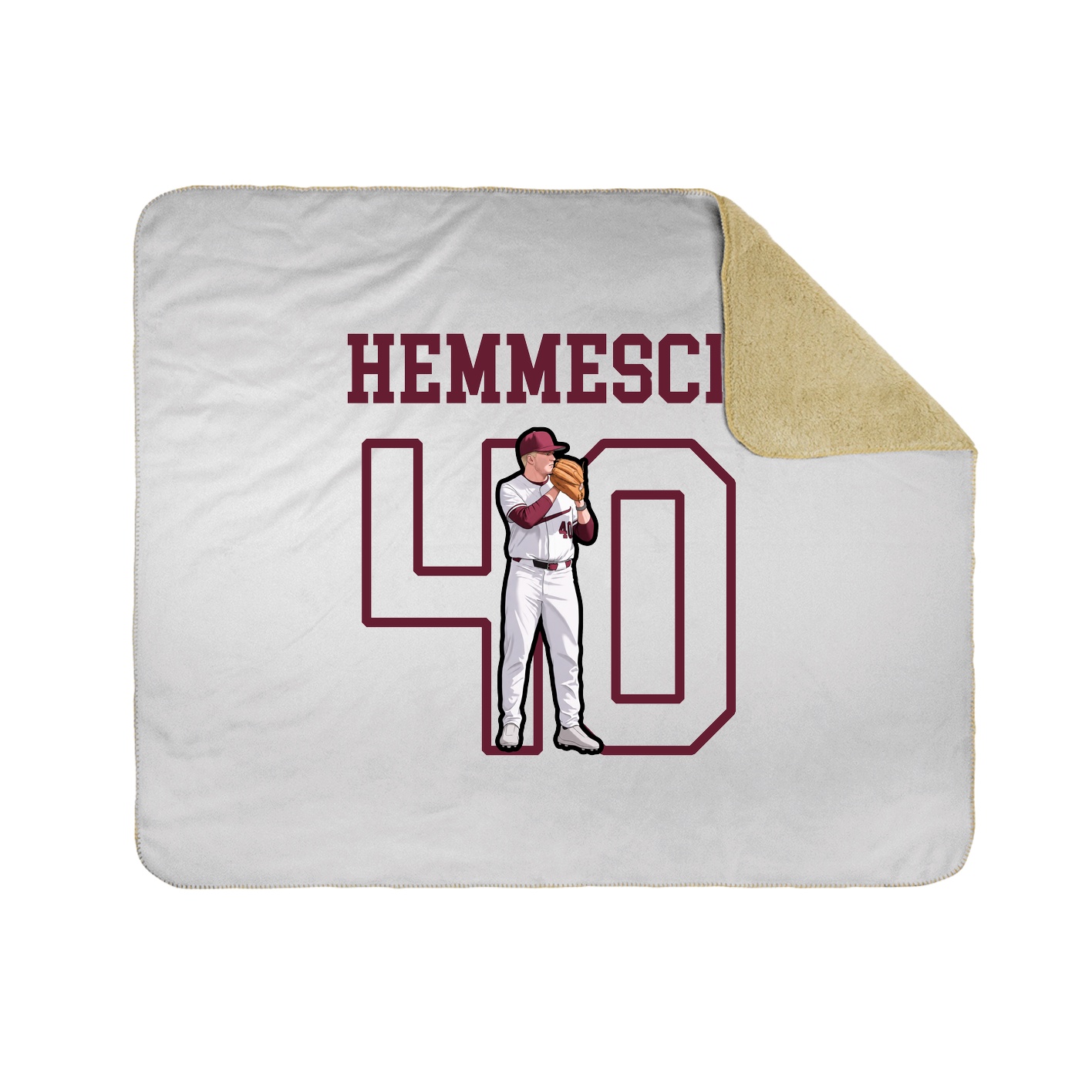 Throw Blanket — Shirsey in White