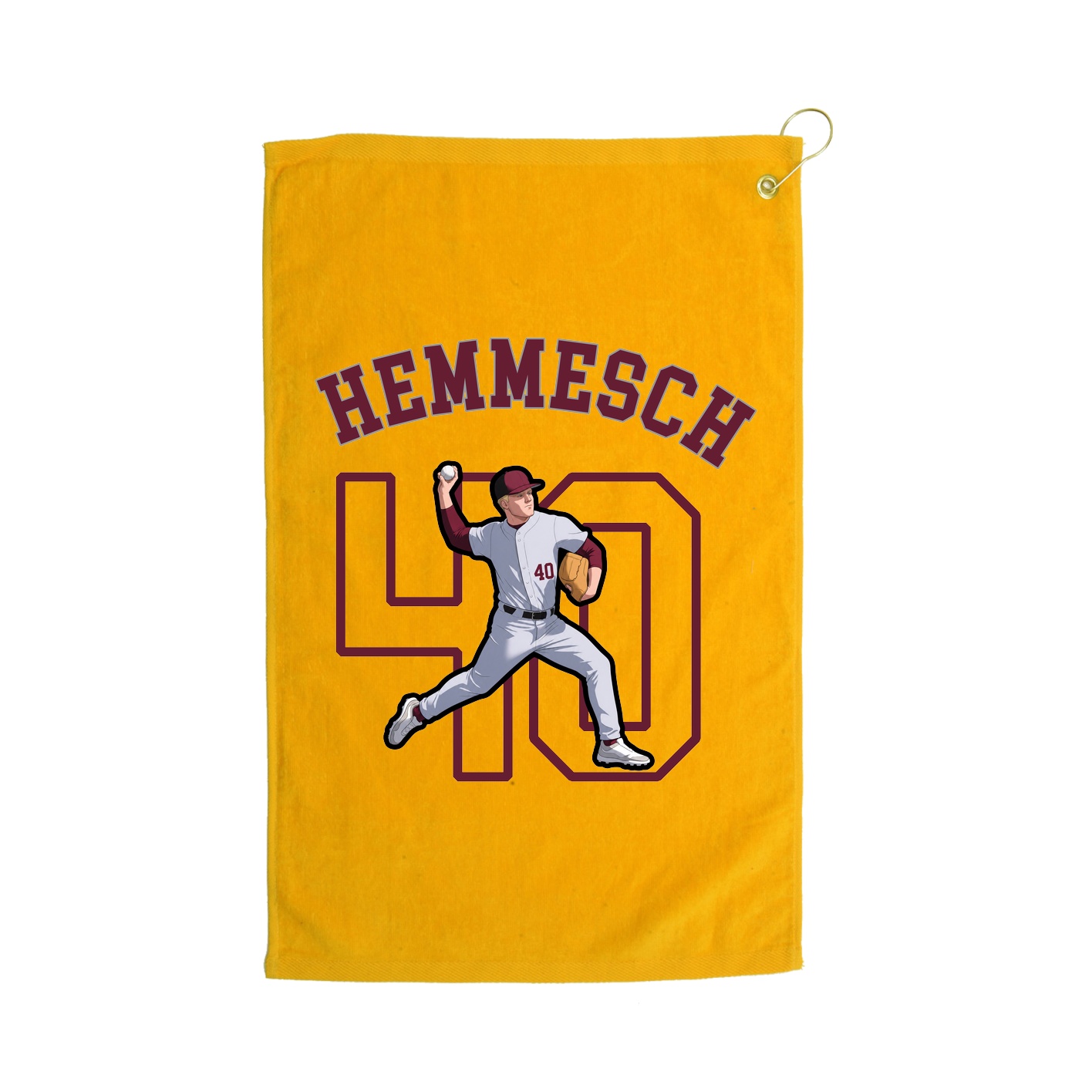 Golf Towel — Shirsey Arch in Gold