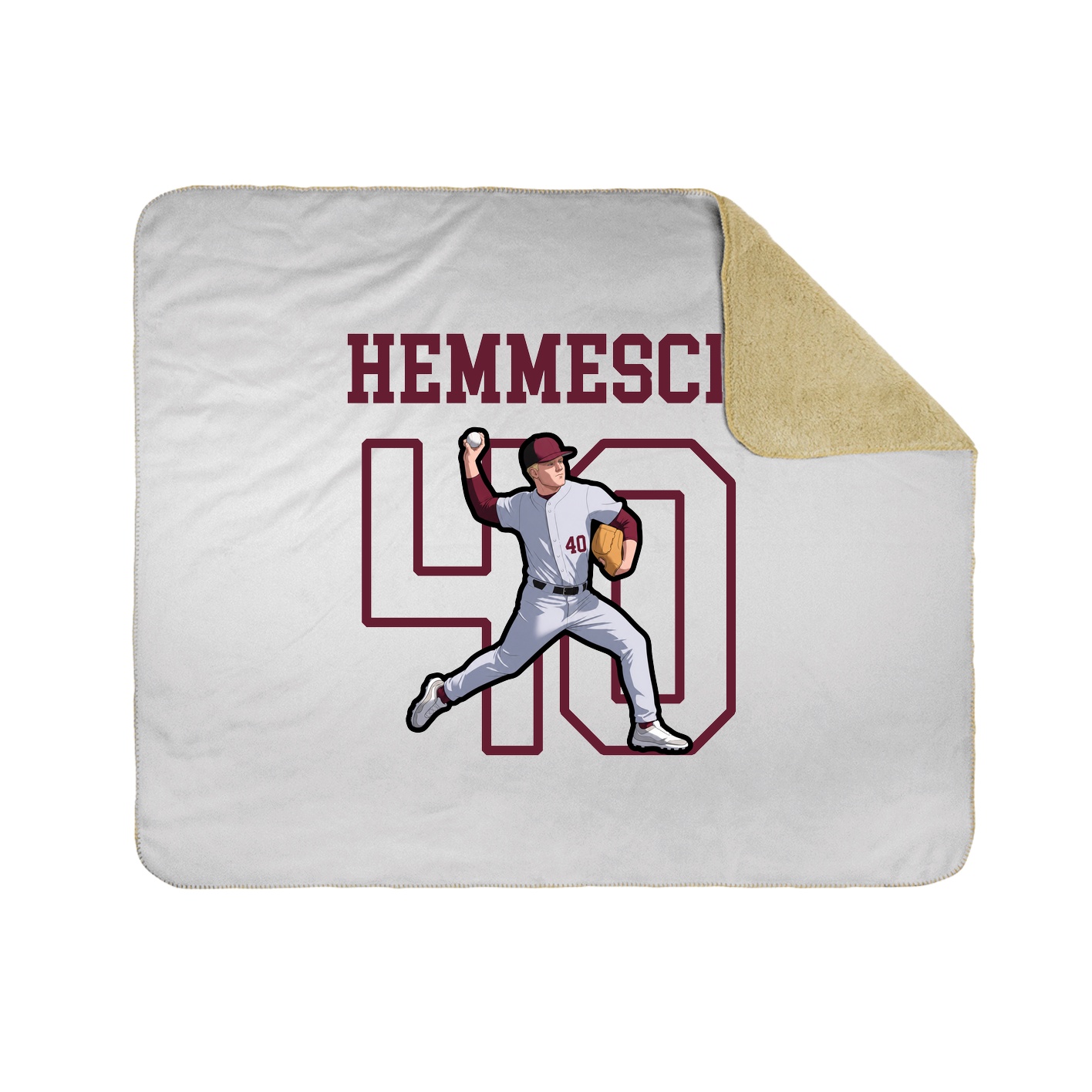 Throw Blanket — Shirsey in White