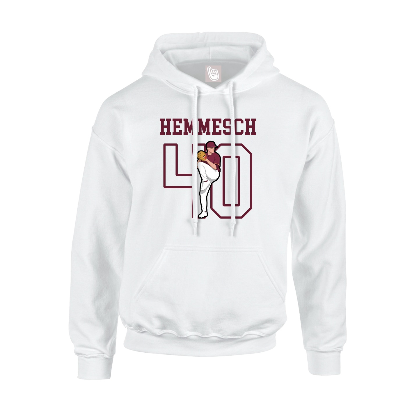 Hoodie — Shirsey in White