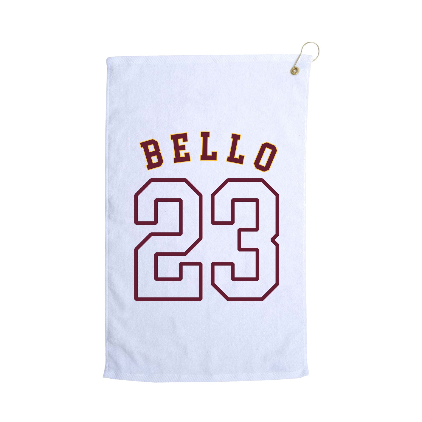 Golf Towel — Shirsey Arch in White