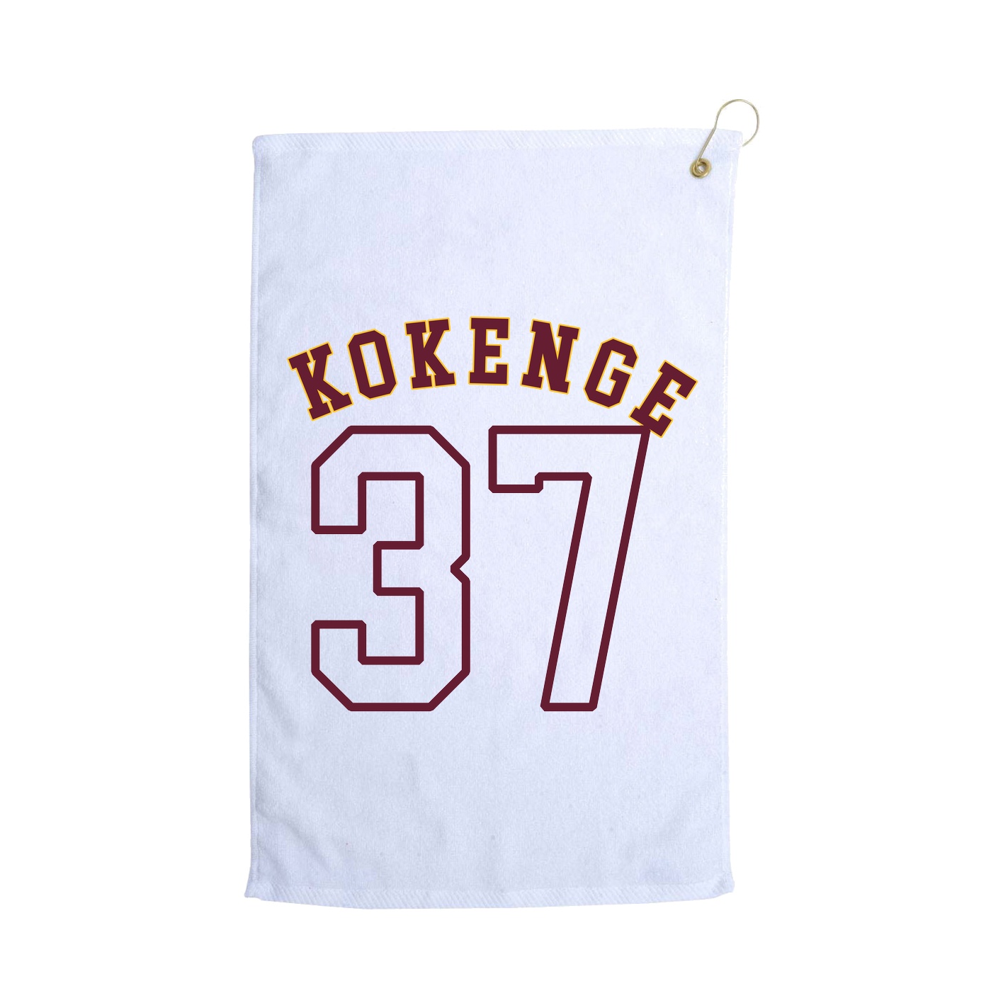 Golf Towel — Shirsey Arch in White