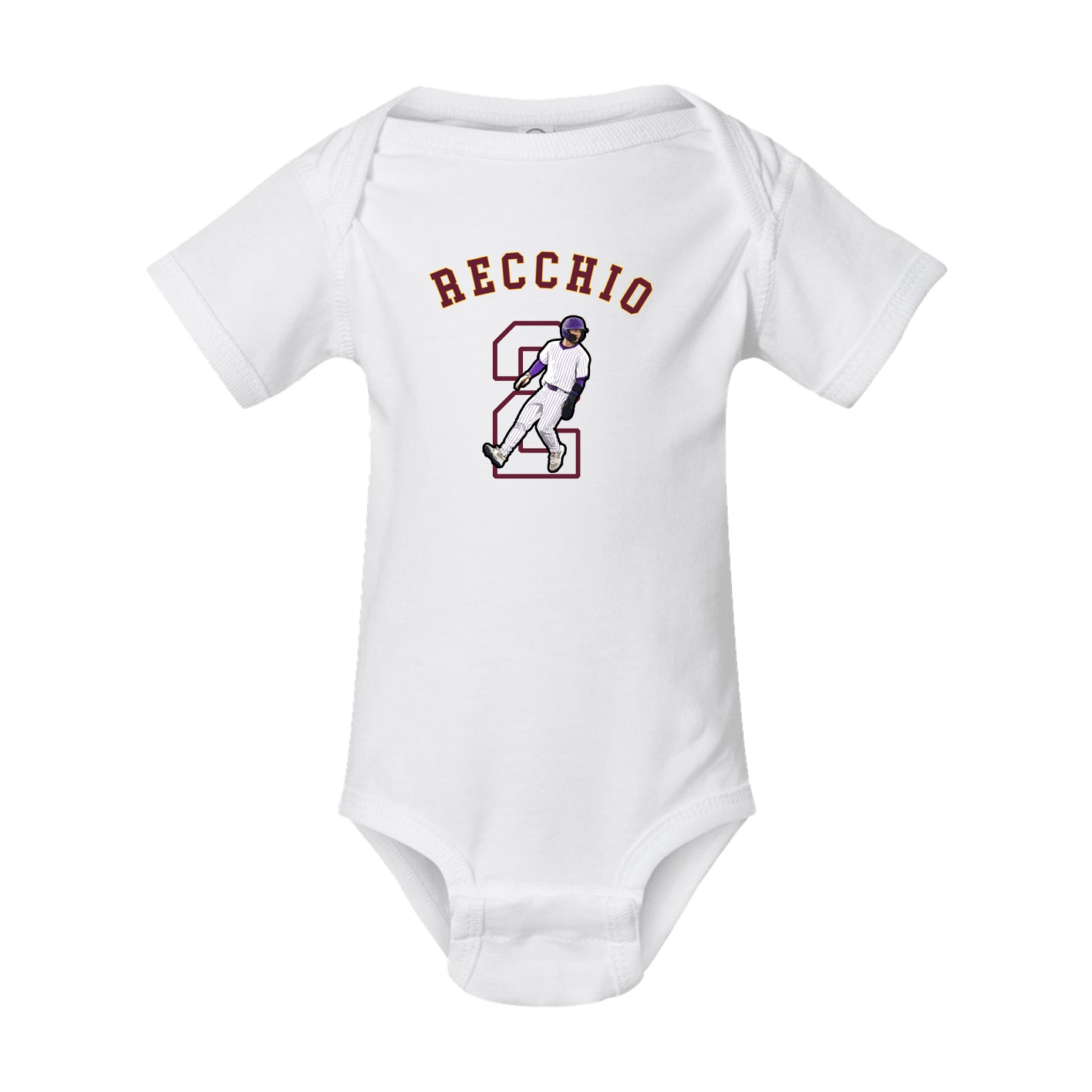 Baby Onesie — Shirsey Arch in White