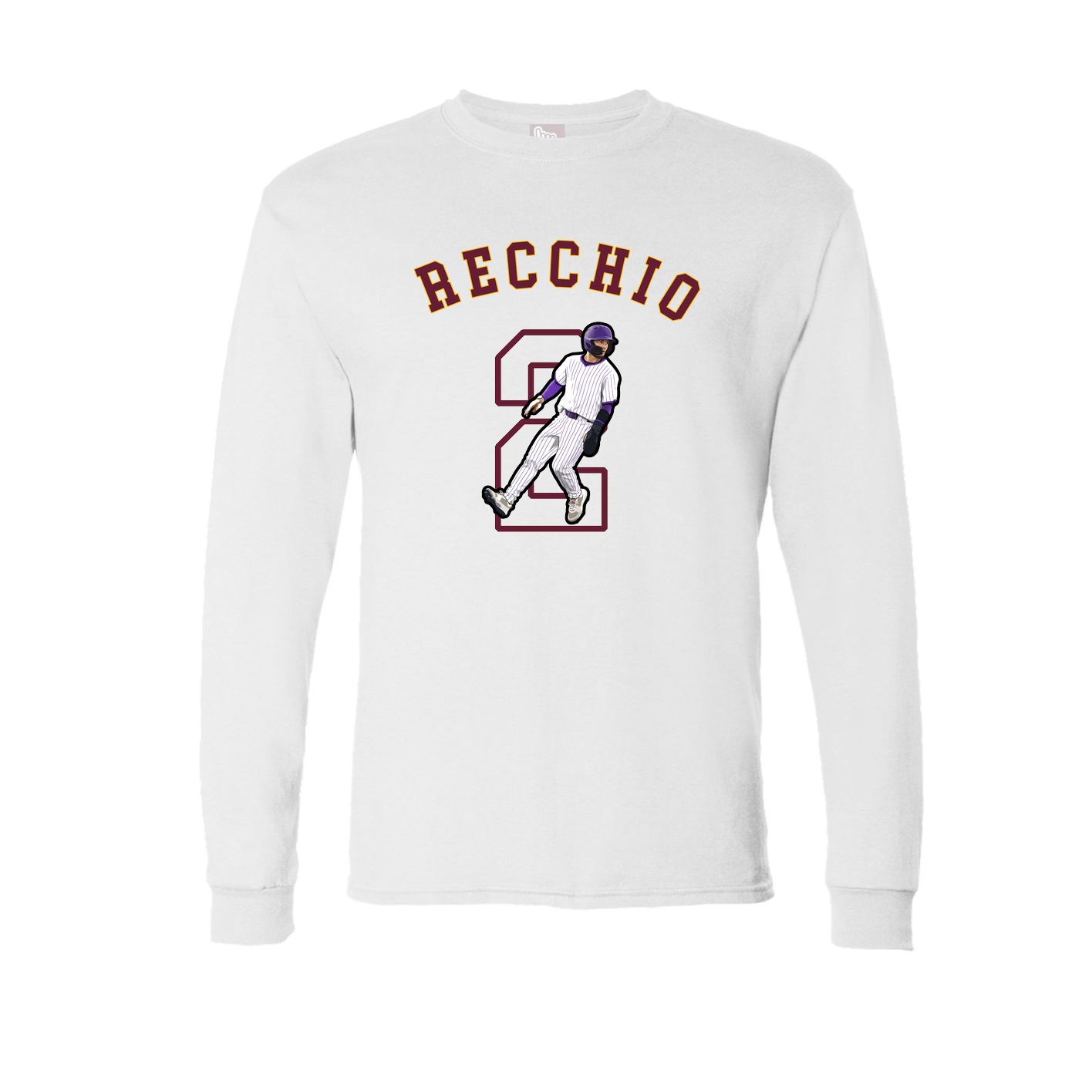 Long Sleeve Tee — Shirsey Arch in White