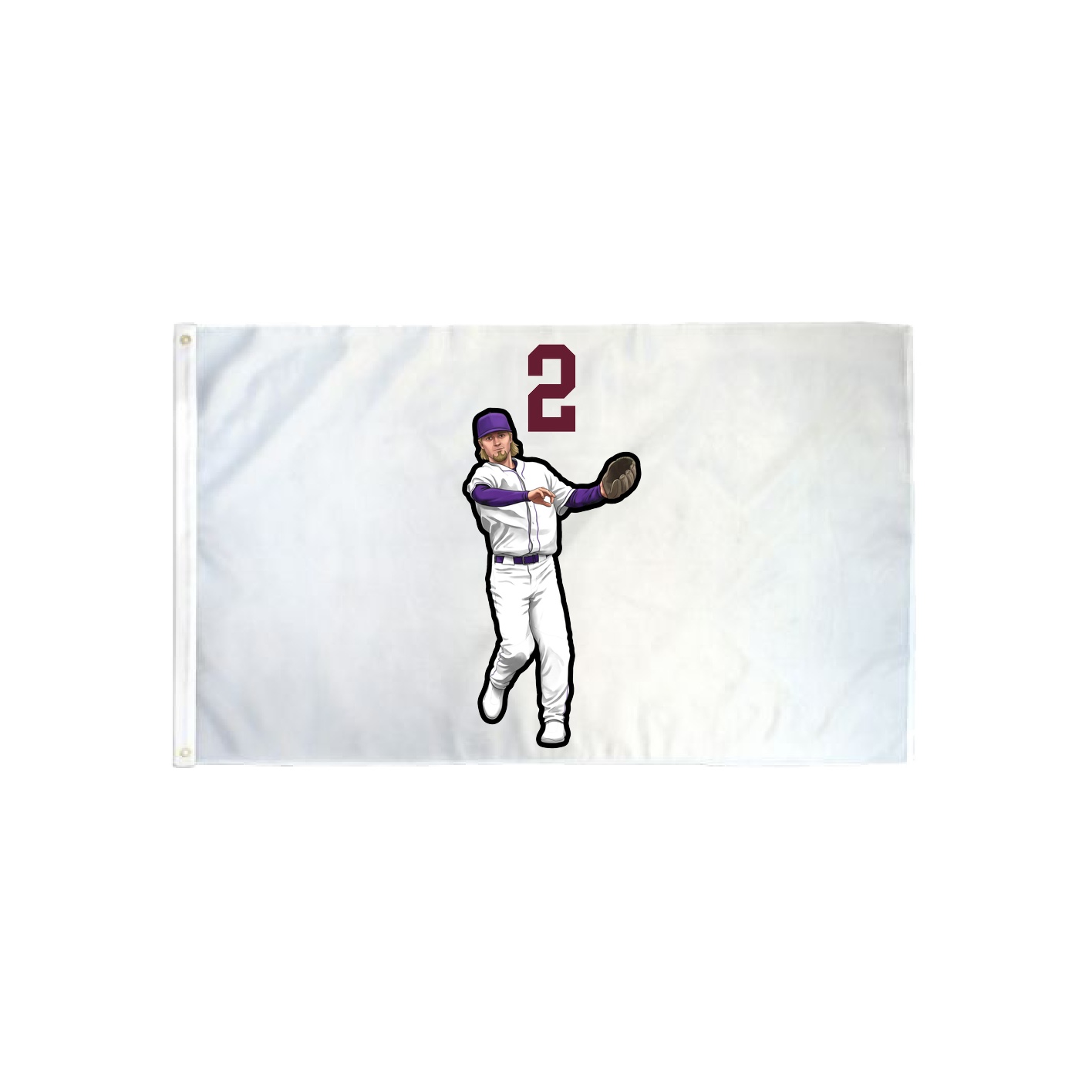 3x5 Flag — Number Top in Classic