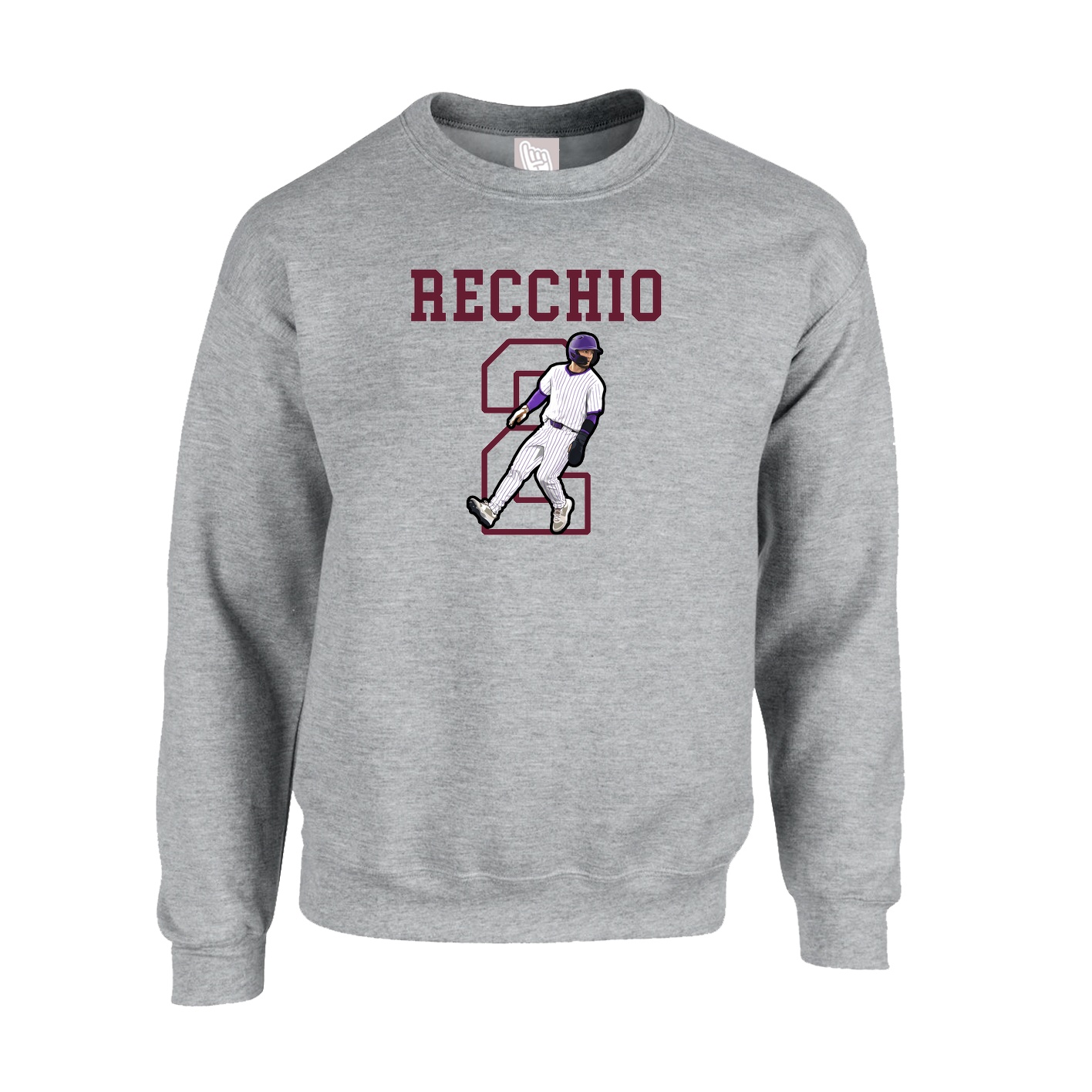 Fleece Crew — Shirsey in Grey