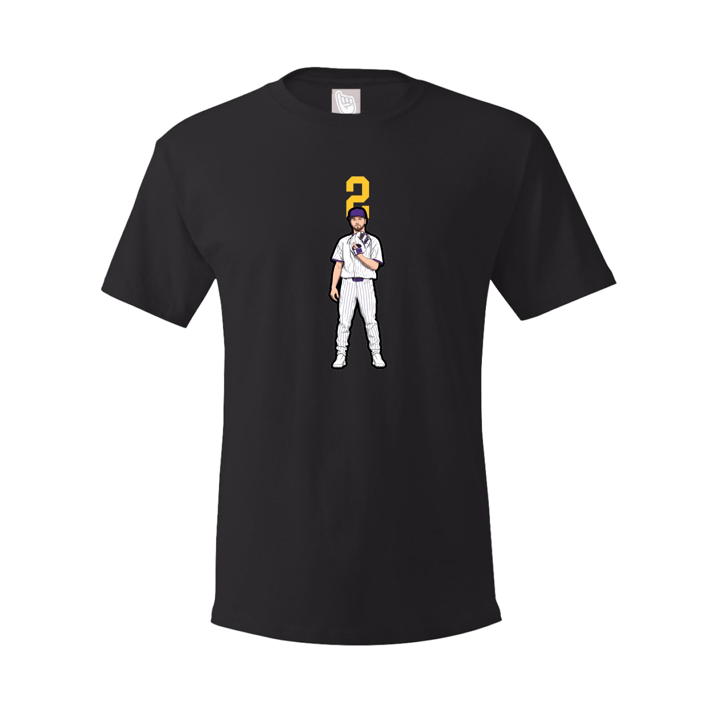 Tee — Number Top in Black