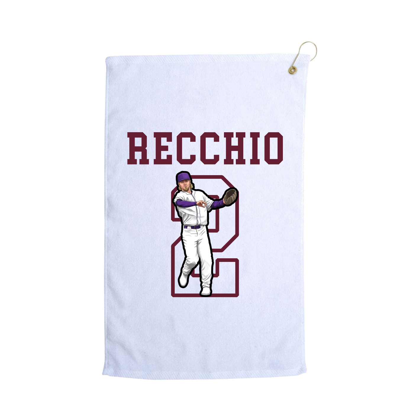 Golf Towel — Shirsey in White