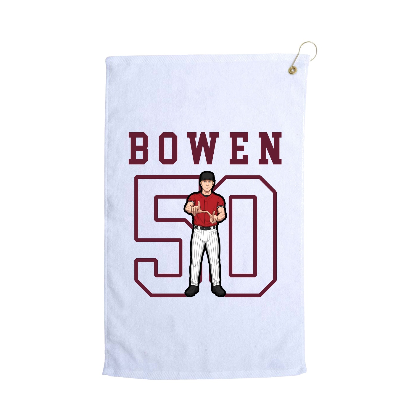Golf Towel — Shirsey in White