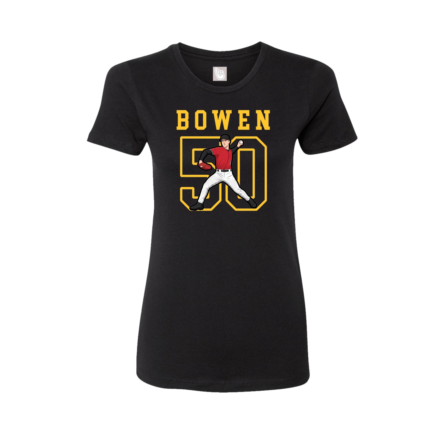 Fitted Women's Tee — Shirsey in Black