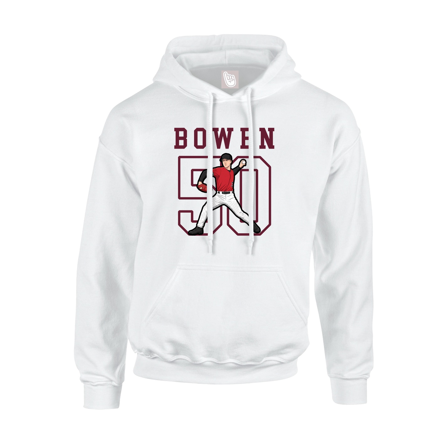 Youth Hoodie — Shirsey in White