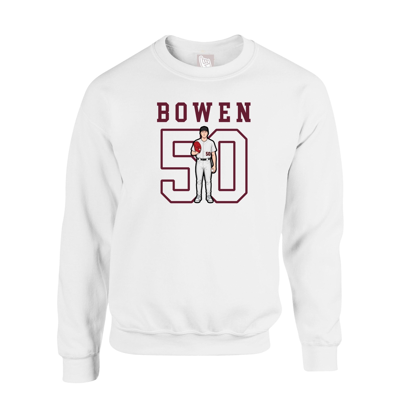 Fleece Crew — Shirsey in White