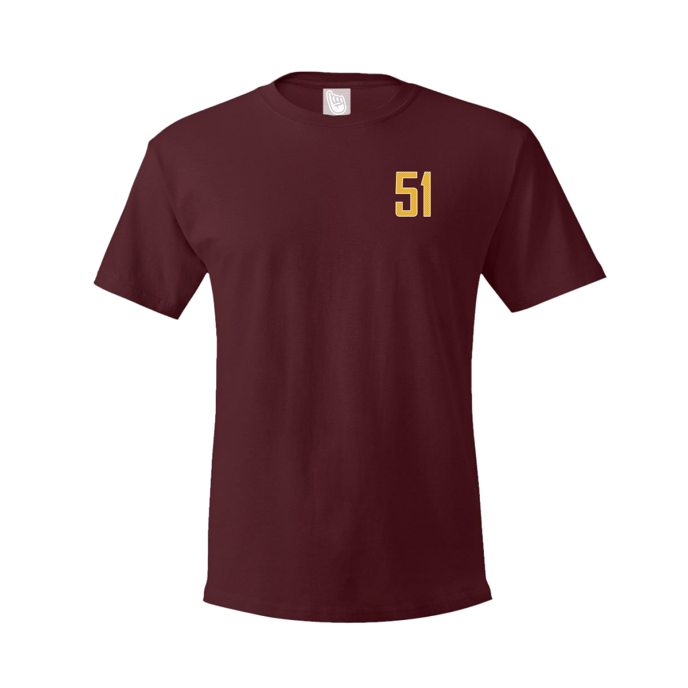 Youth Tee — Front Shirsy in Maroon