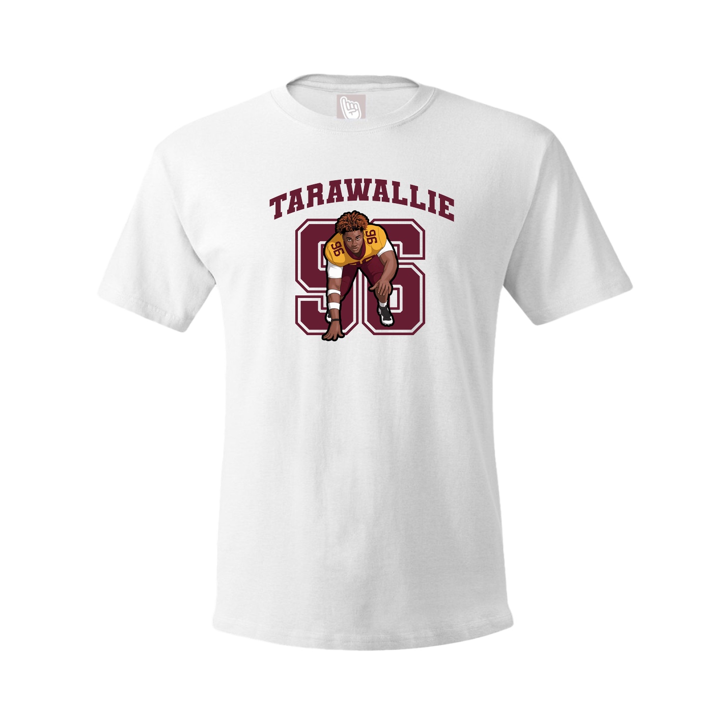 Tee — Number in White