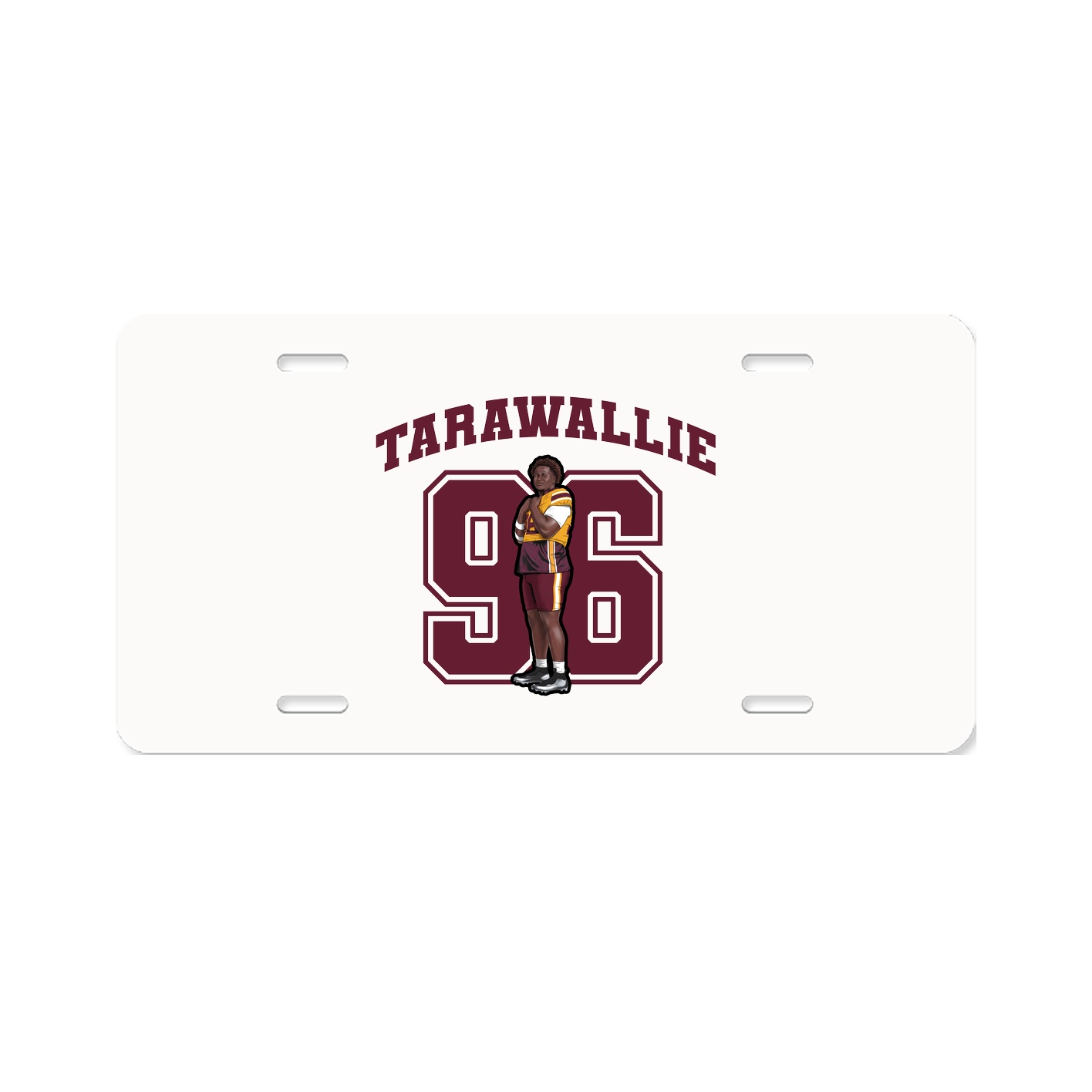 License Plate — Number in Classic