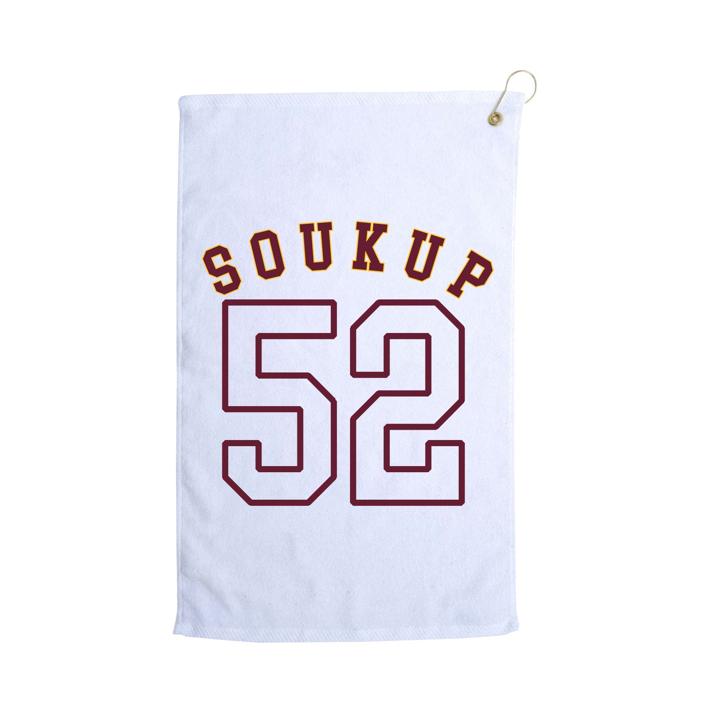 Golf Towel — Shirsey Arch in White