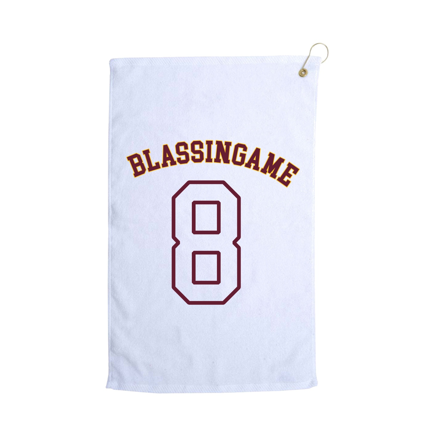 Golf Towel — Shirsey Arch in White