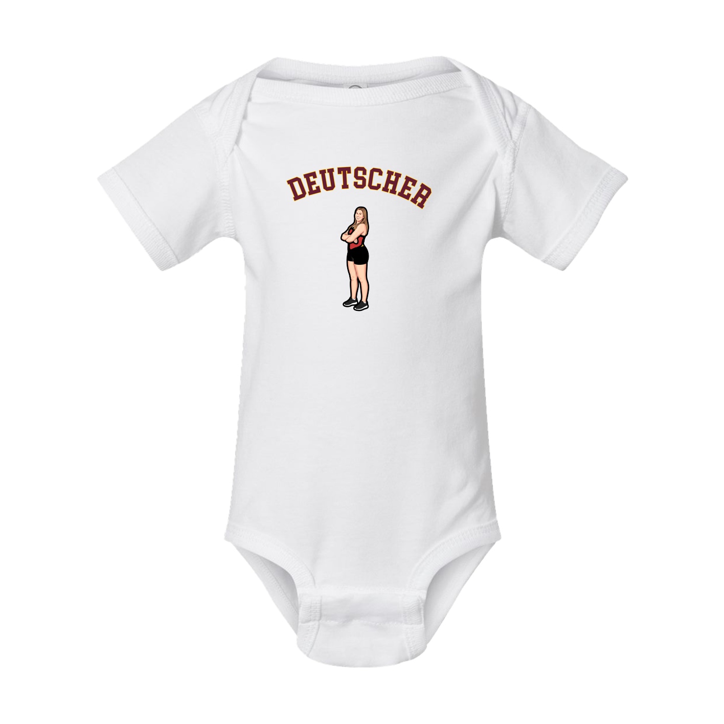 Baby Onesie — Shirsey Arch in White
