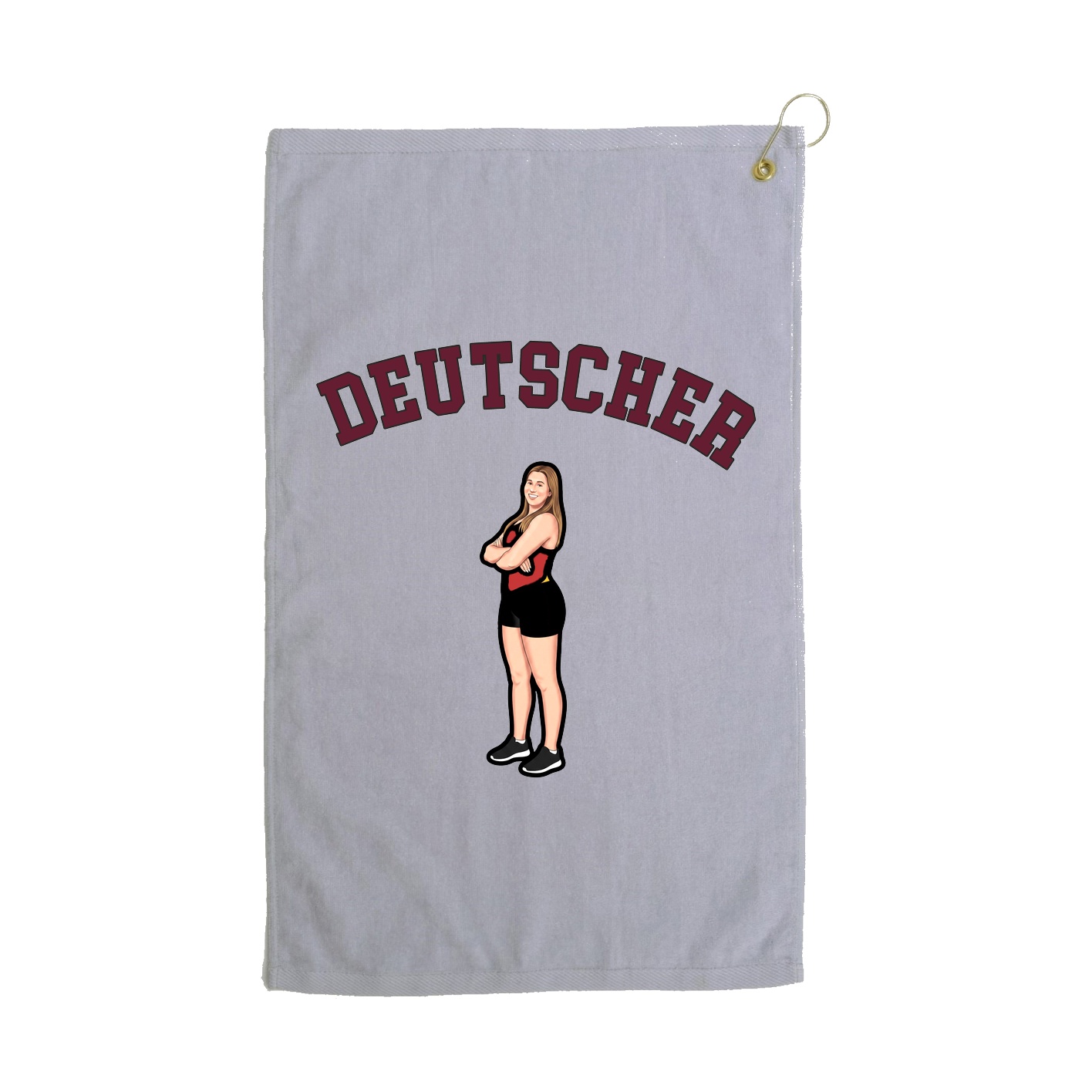 Golf Towel — Shirsey Arch in Grey