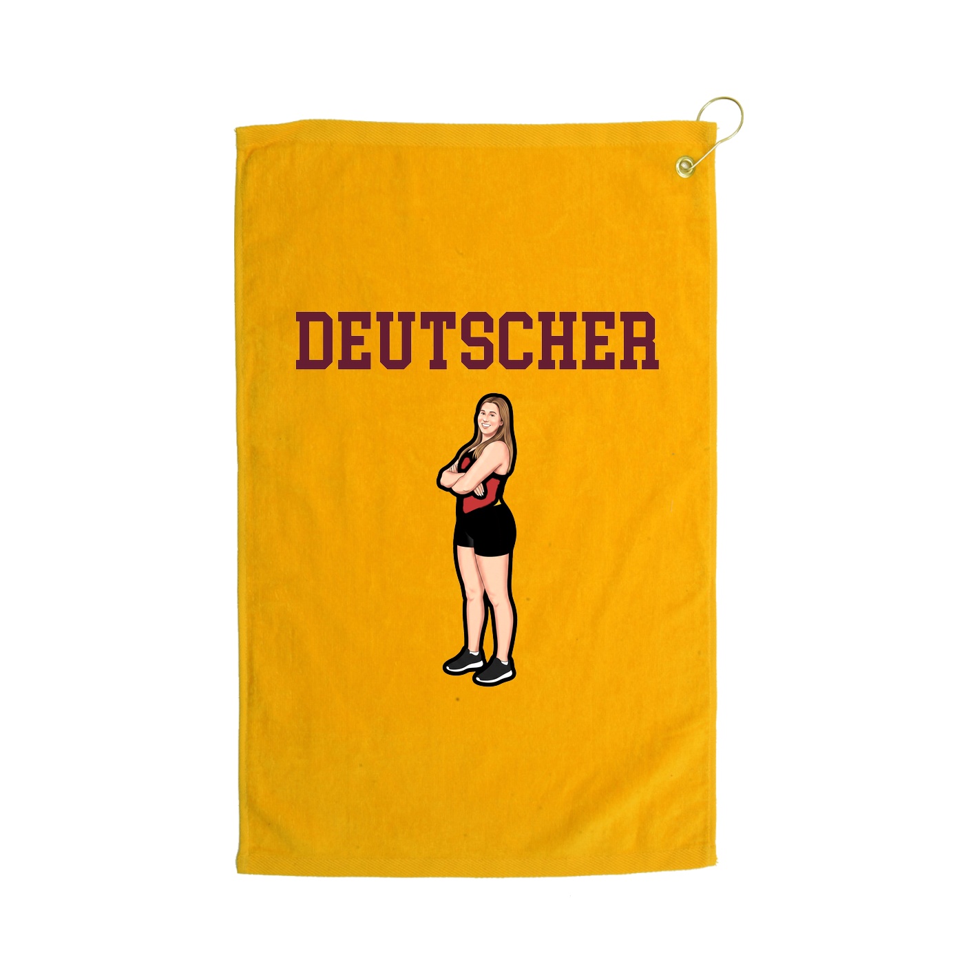 Golf Towel — Shirsey in Gold