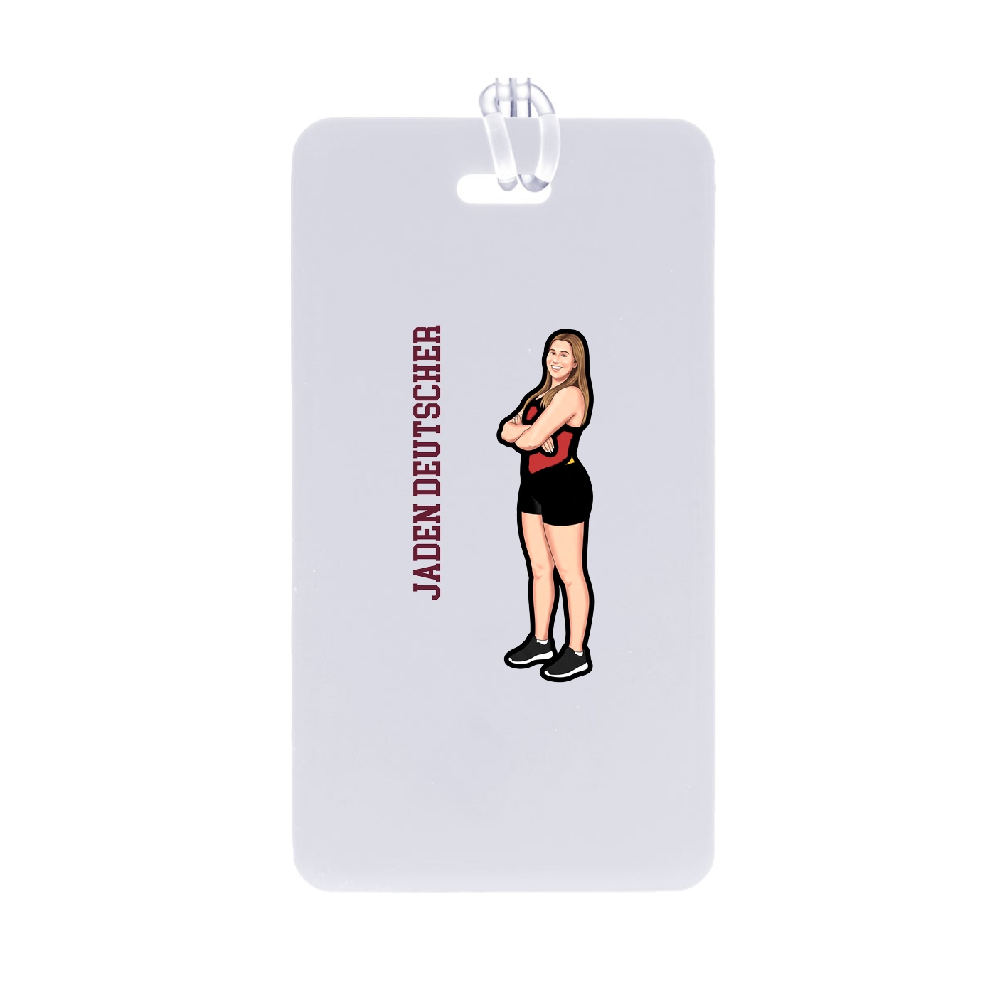 Bag Tag — Name Vertical in Classic