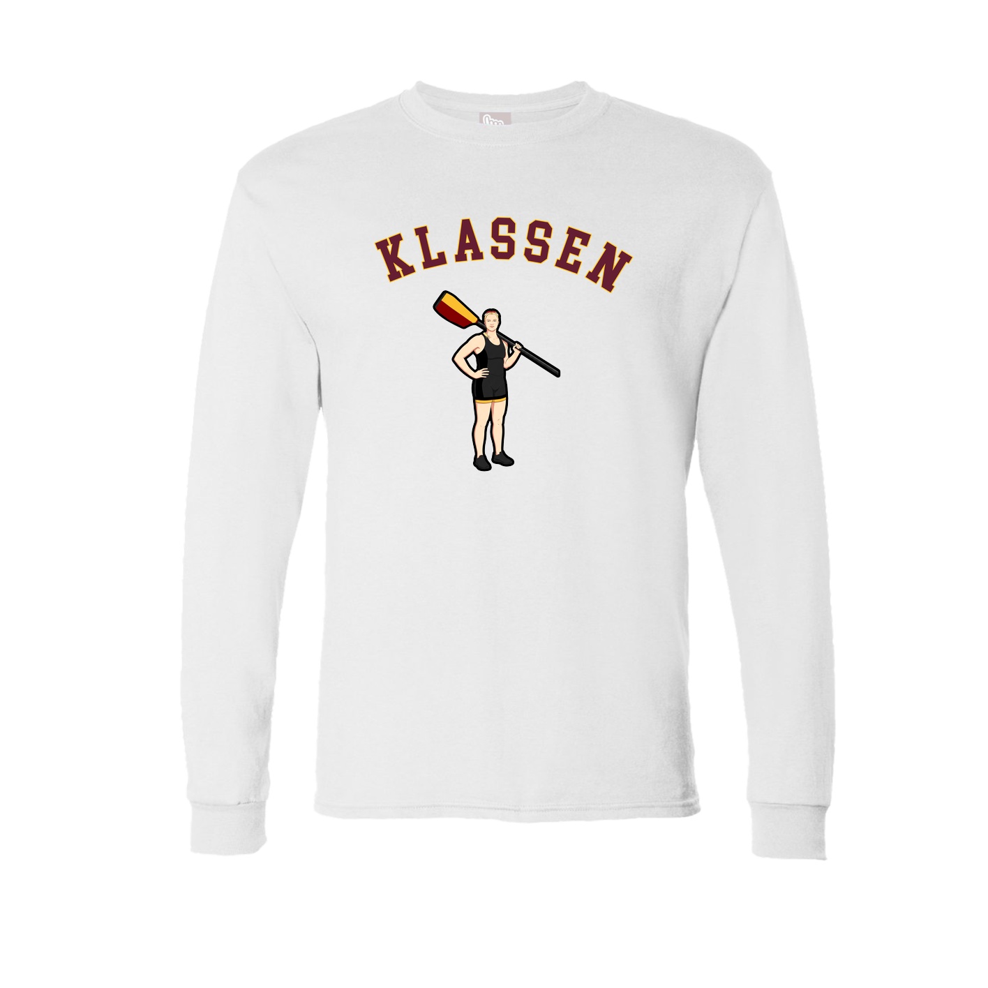 Long Sleeve Tee — Shirsey Arch in White