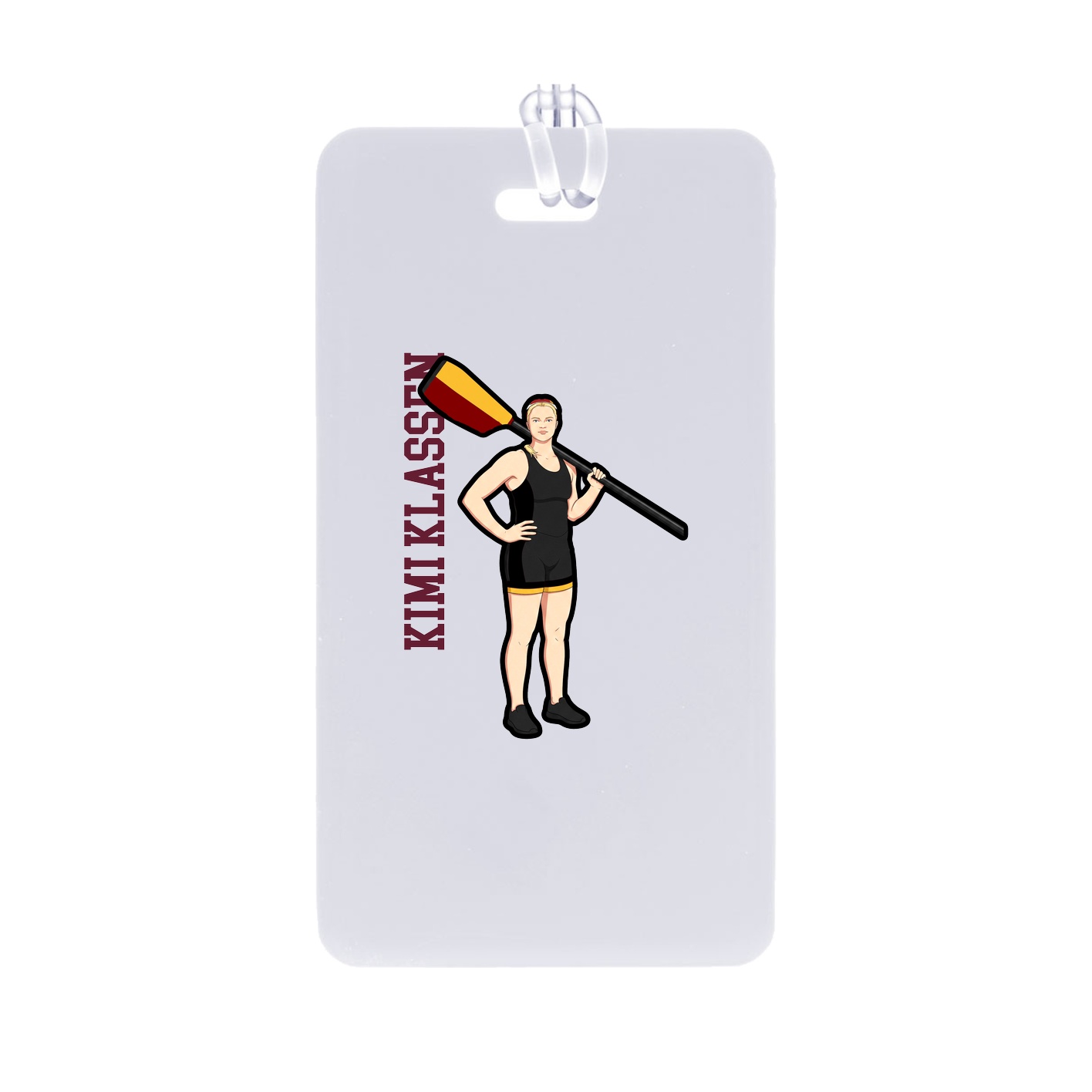 Bag Tag — Name Vertical in Classic