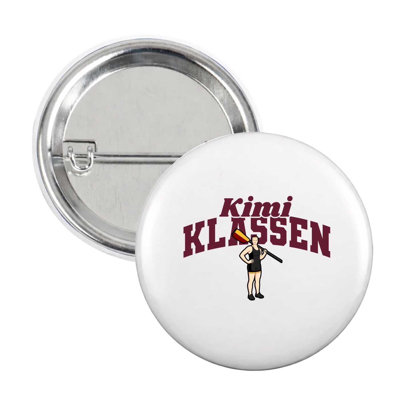 Game Day Button — Signature Arch in White