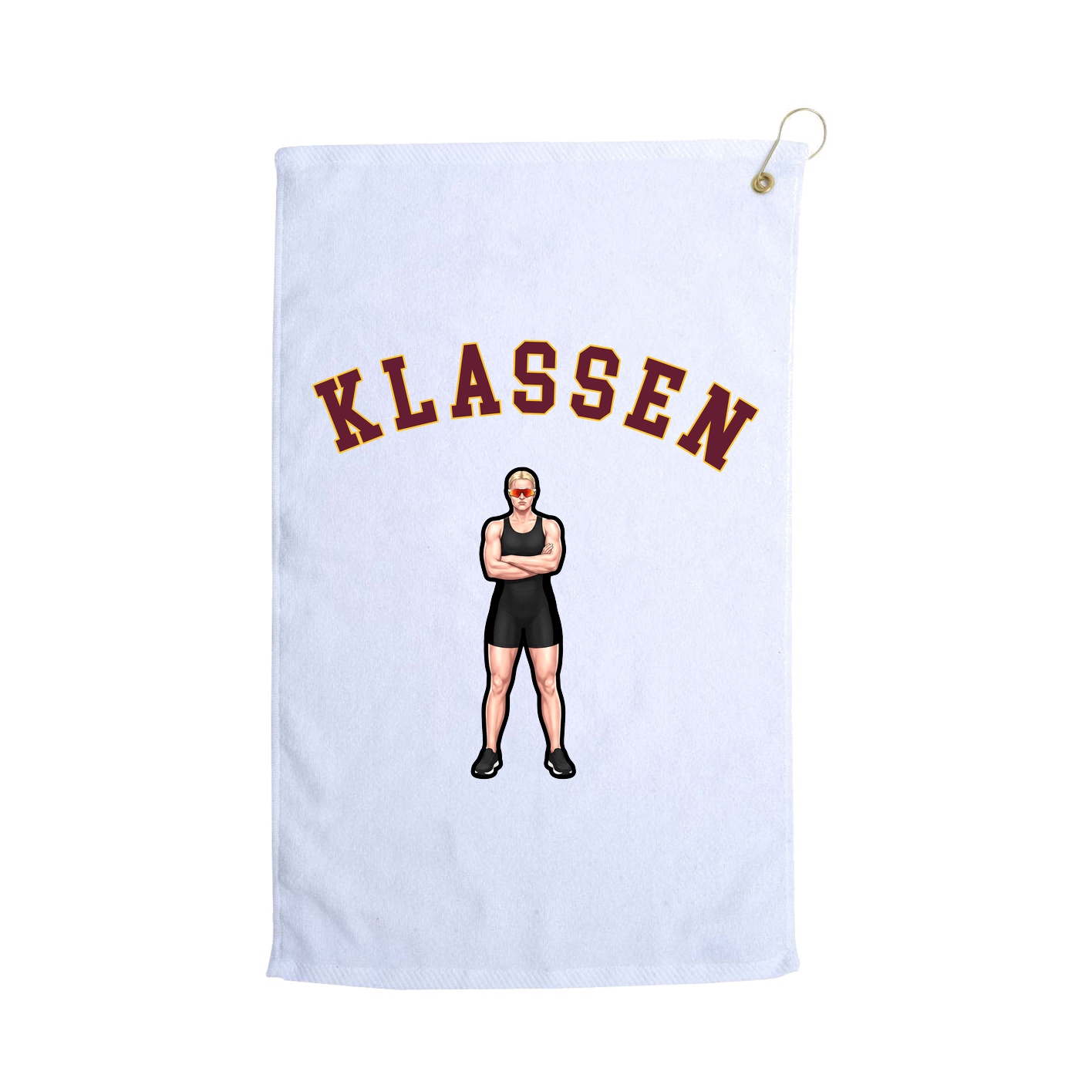Golf Towel — Shirsey Arch in White