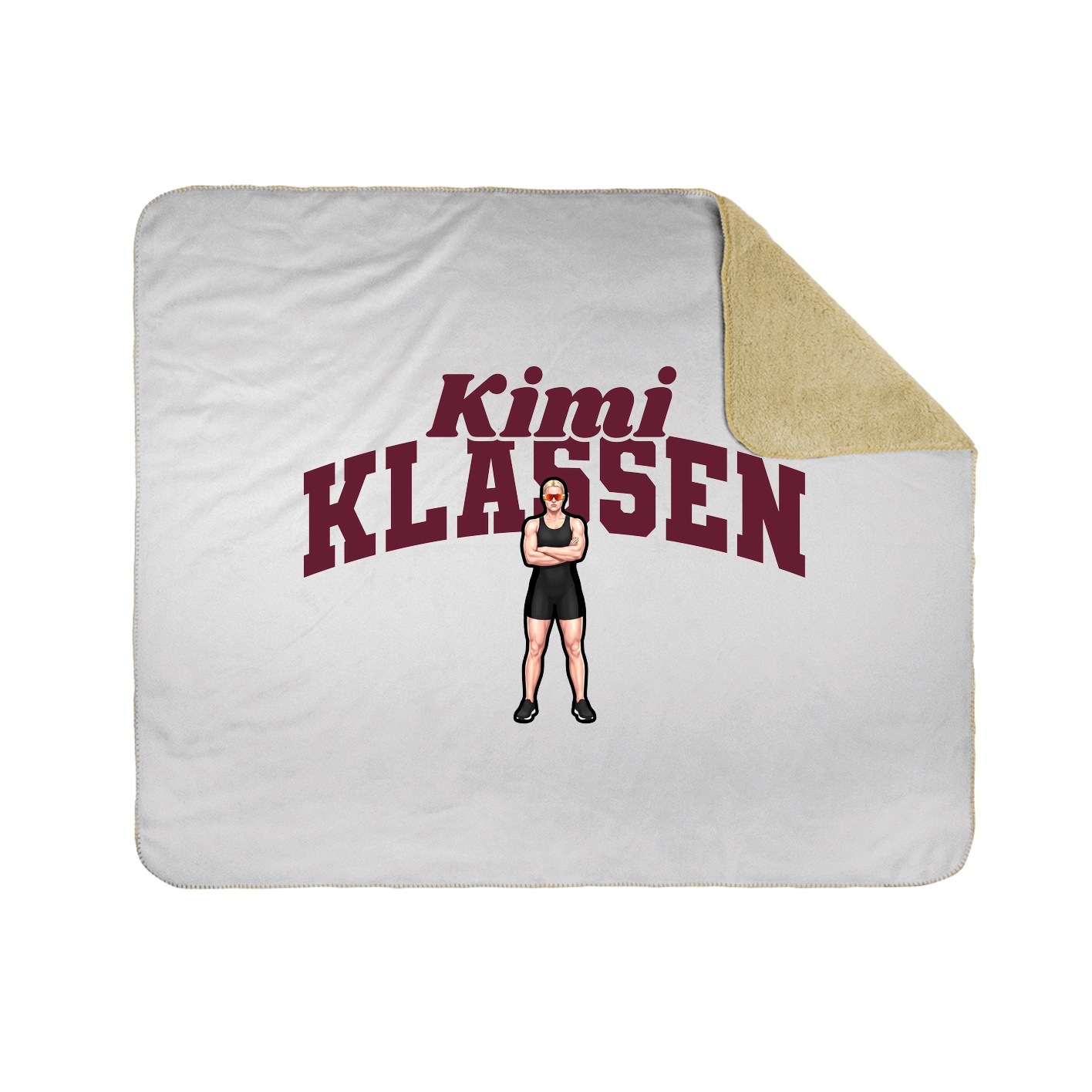 Throw Blanket — Signature Arch in White