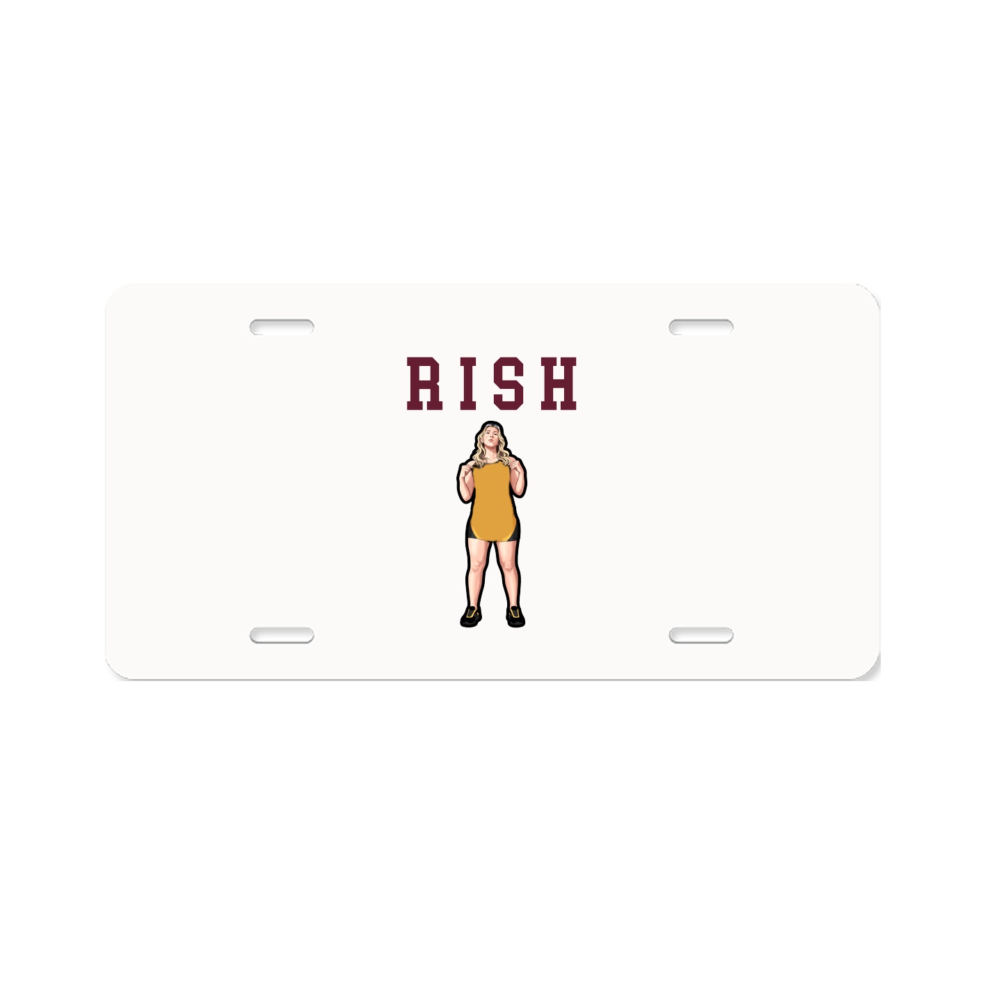 License Plate — Shirsey in Classic