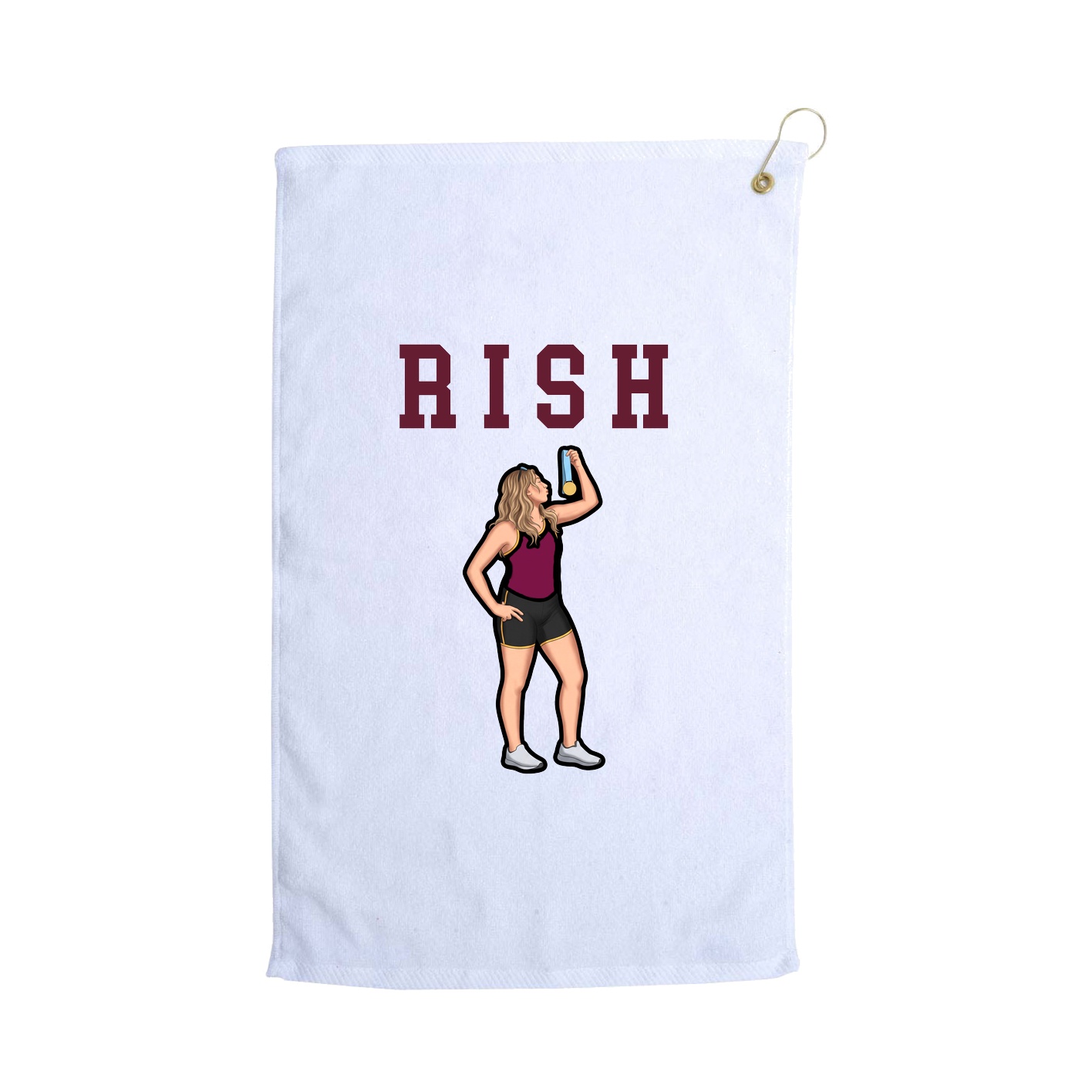Golf Towel — Shirsey in White