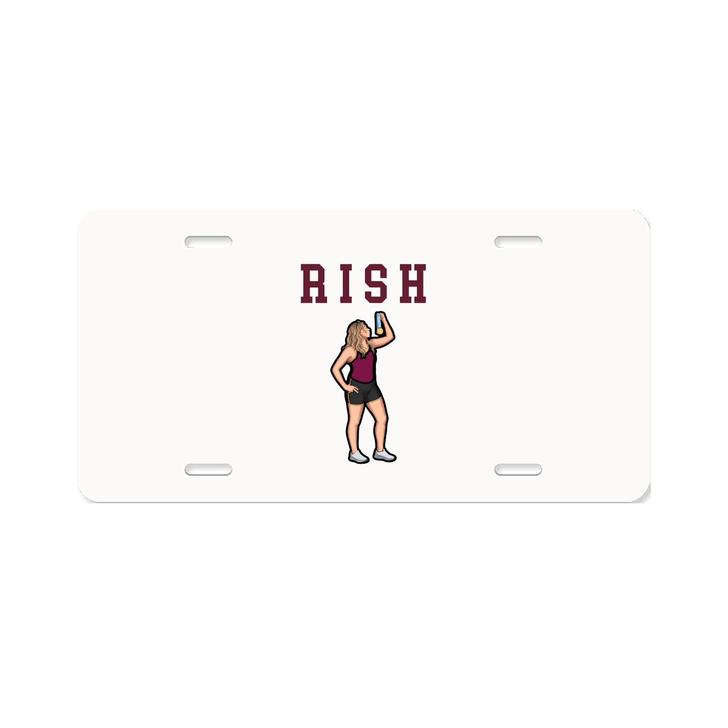 License Plate — Shirsey in Classic