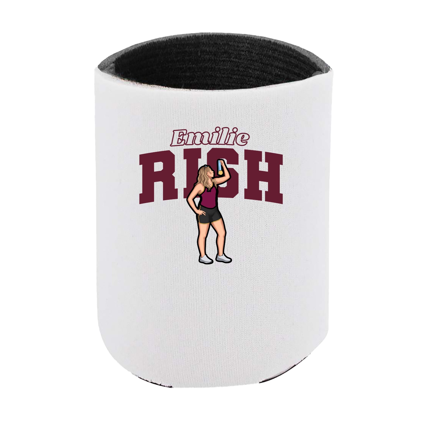 Can Holder — Name Arch in White