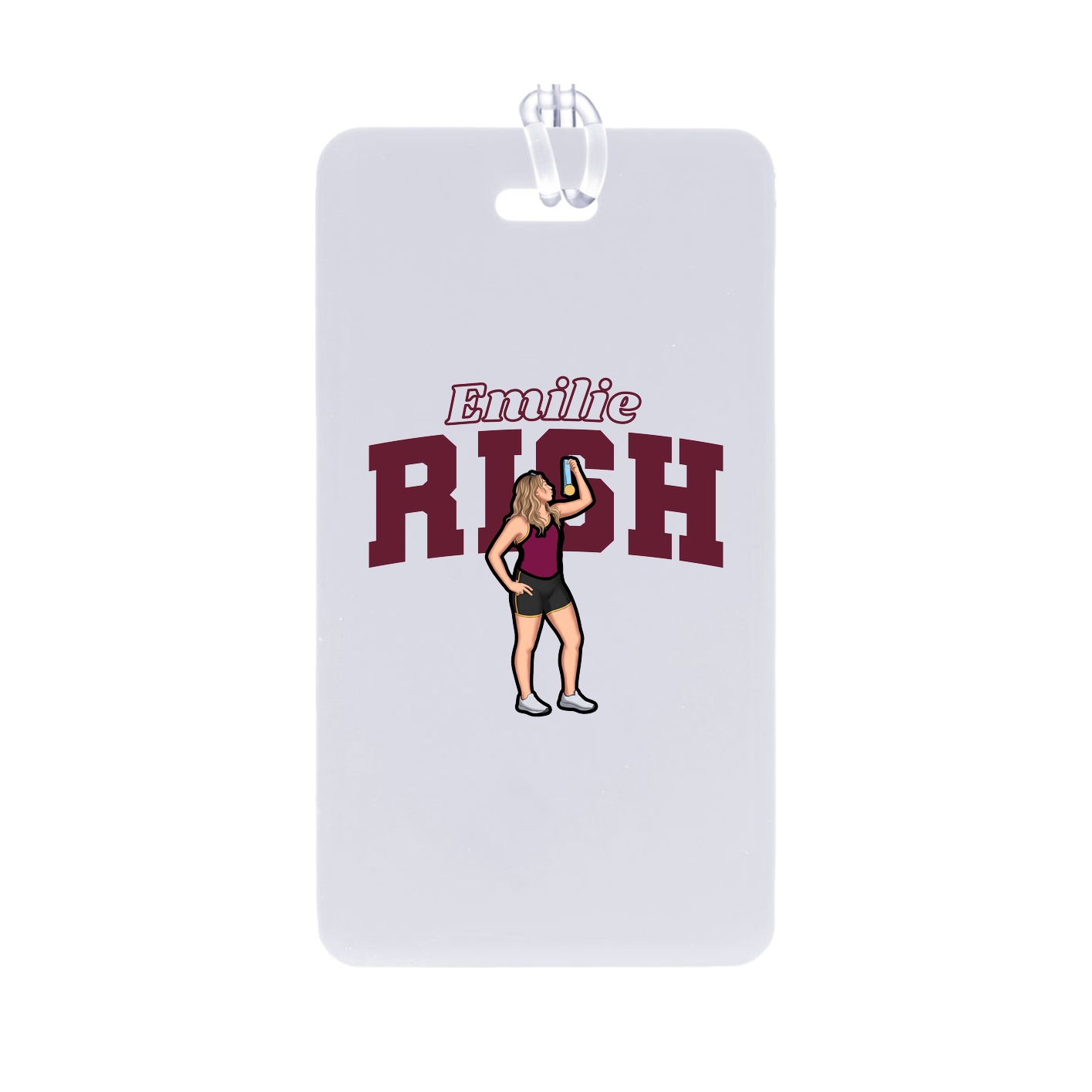 Bag Tag — Name Arch in Classic