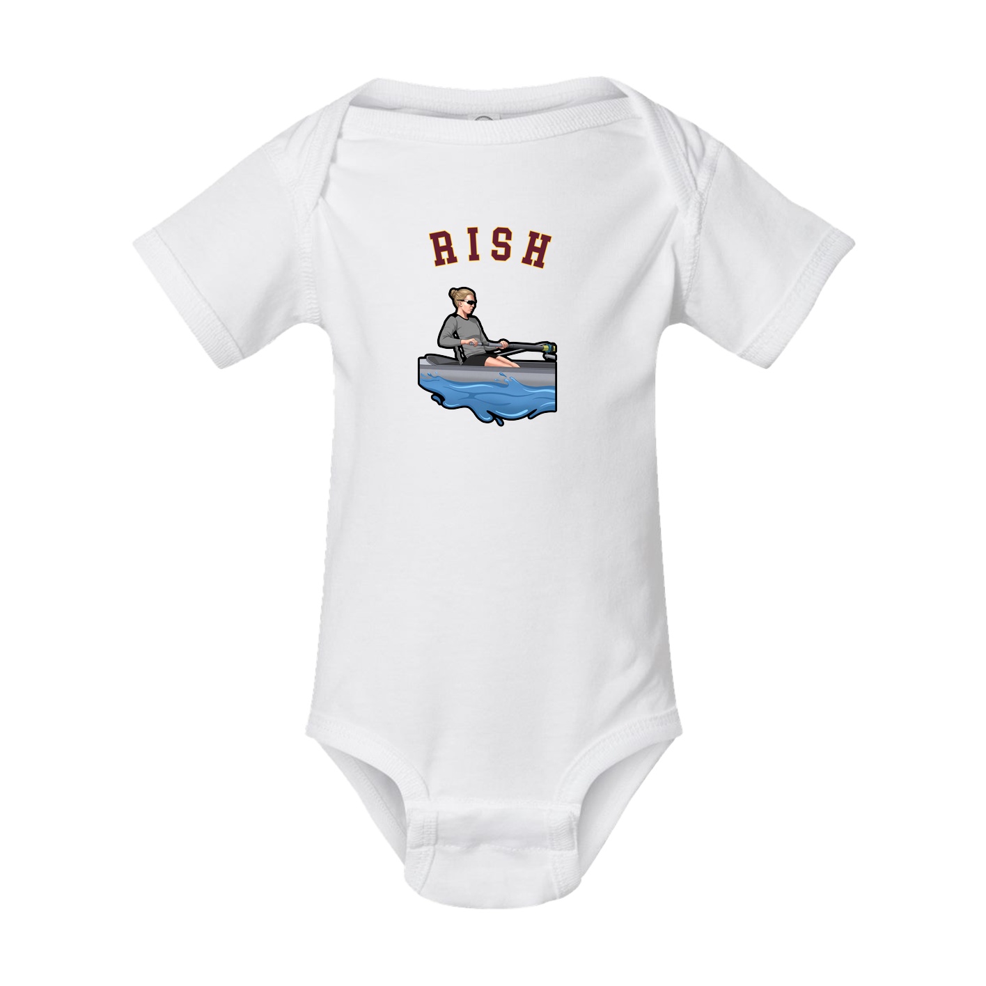 Baby Onesie — Shirsey Arch in White