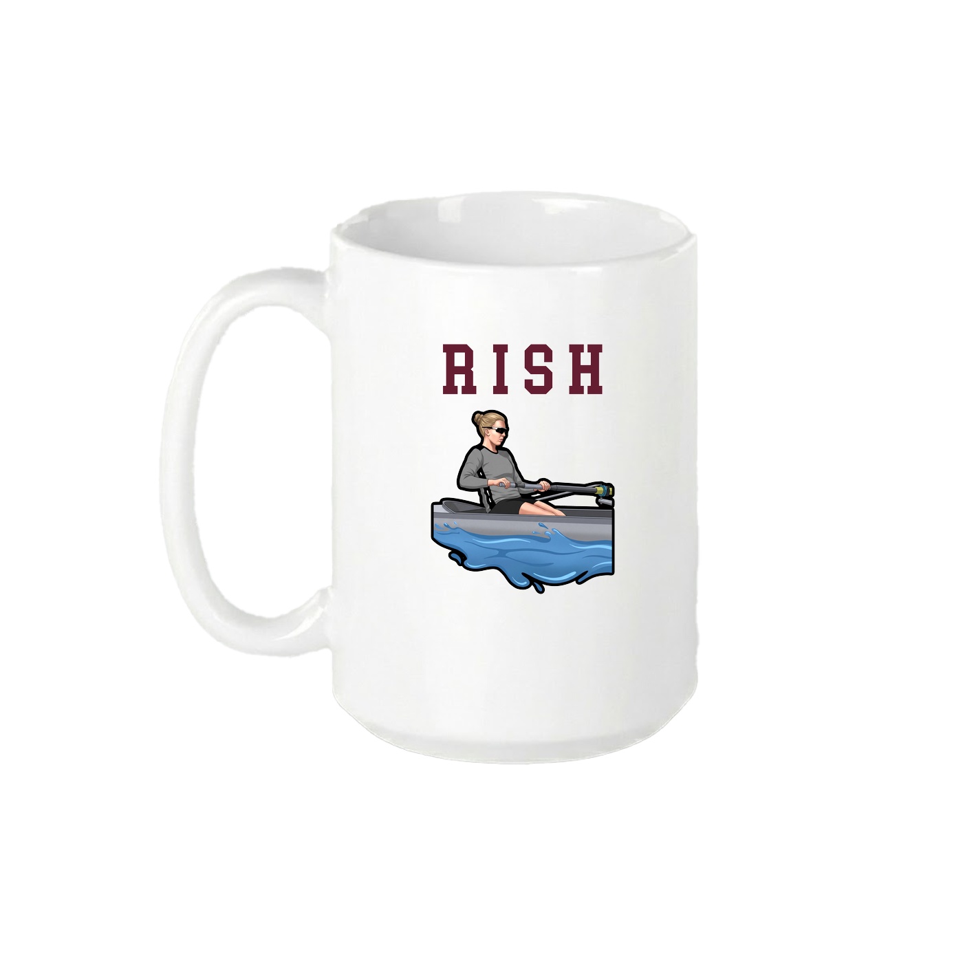 15oz Coffee Mug — Shirsey in White