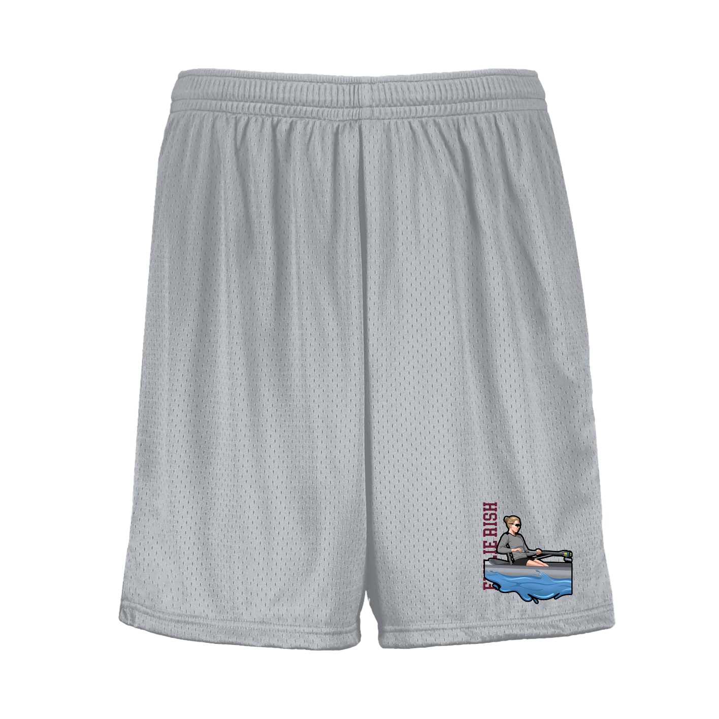 Shorts — Name Vertical in Silver