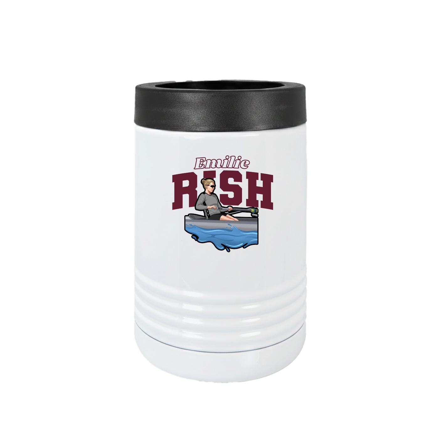 Beverage Holder — Name Arch in White