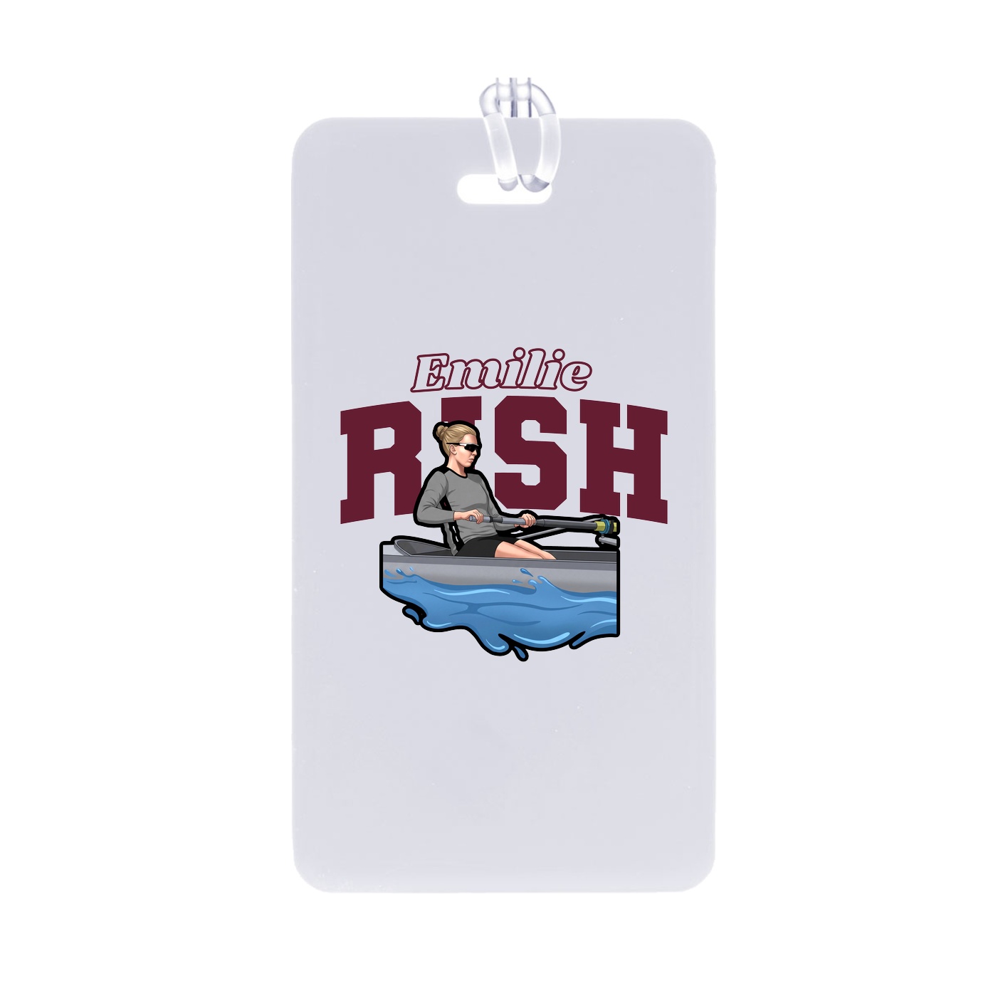 Bag Tag — Name Arch in Classic
