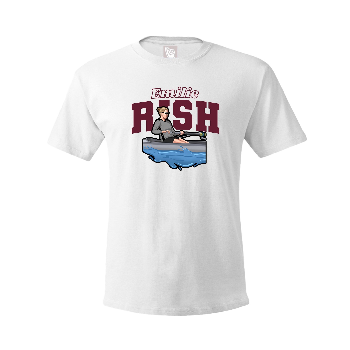 Tee — Name Arch in White