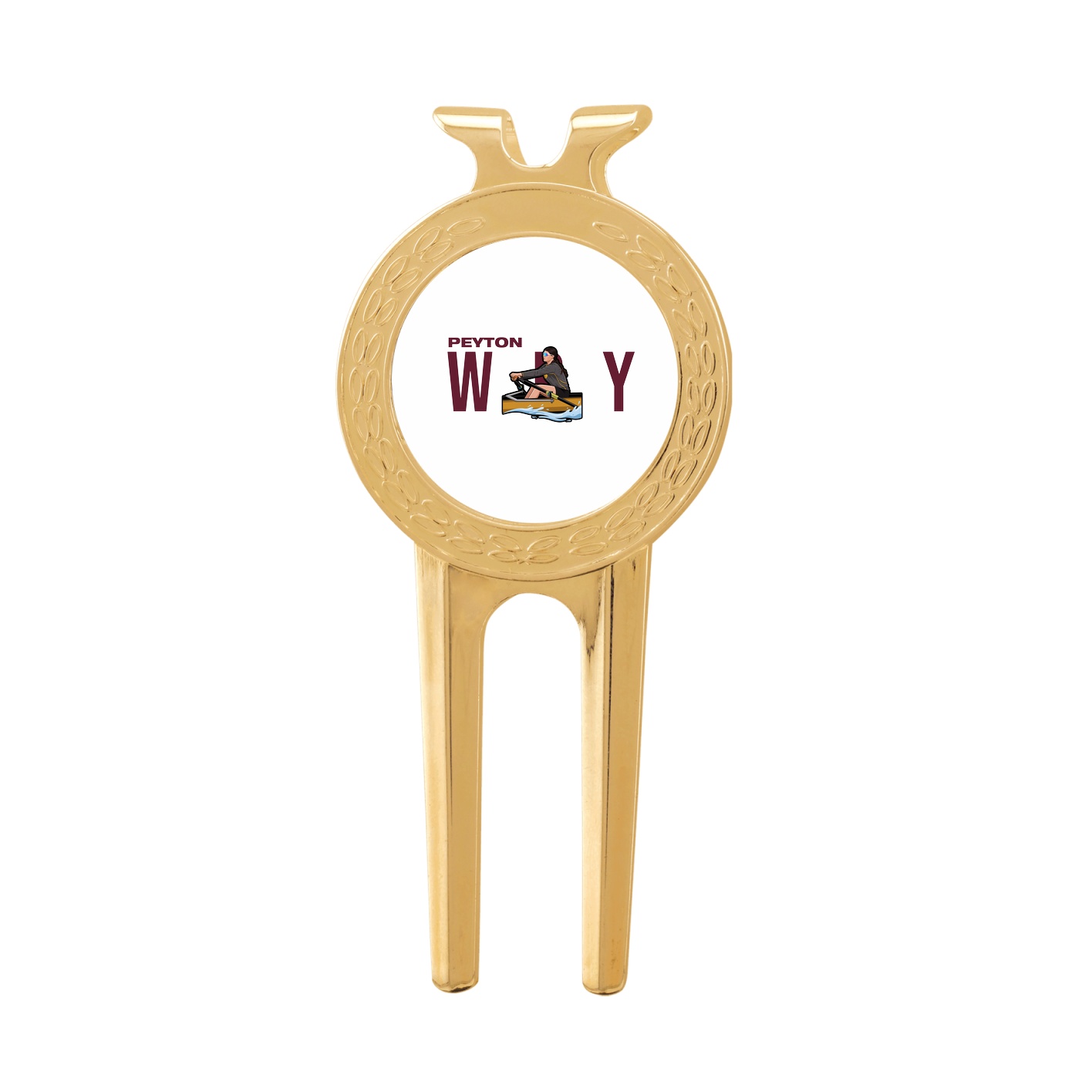 Divot Tool with Ball Marker — Player Name in Classic