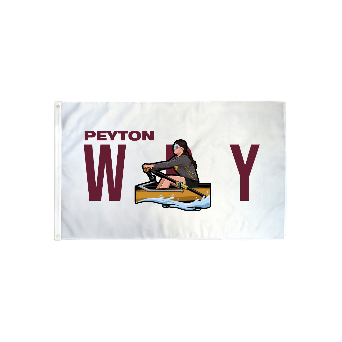 3x5 Flag — Player Name in Classic