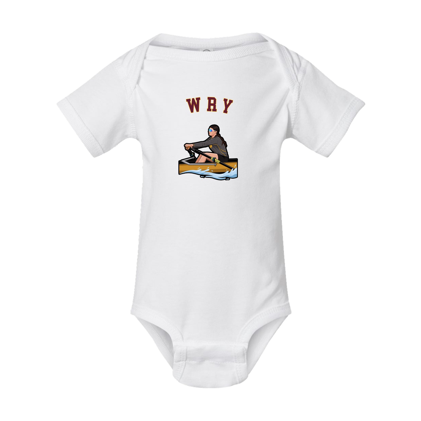 Baby Onesie — Shirsey Arch in White