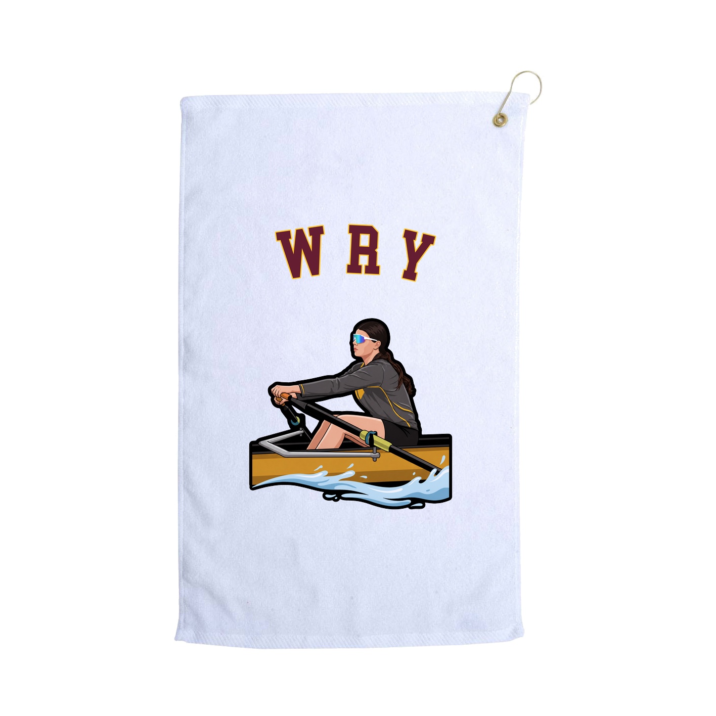 Golf Towel — Shirsey Arch in White
