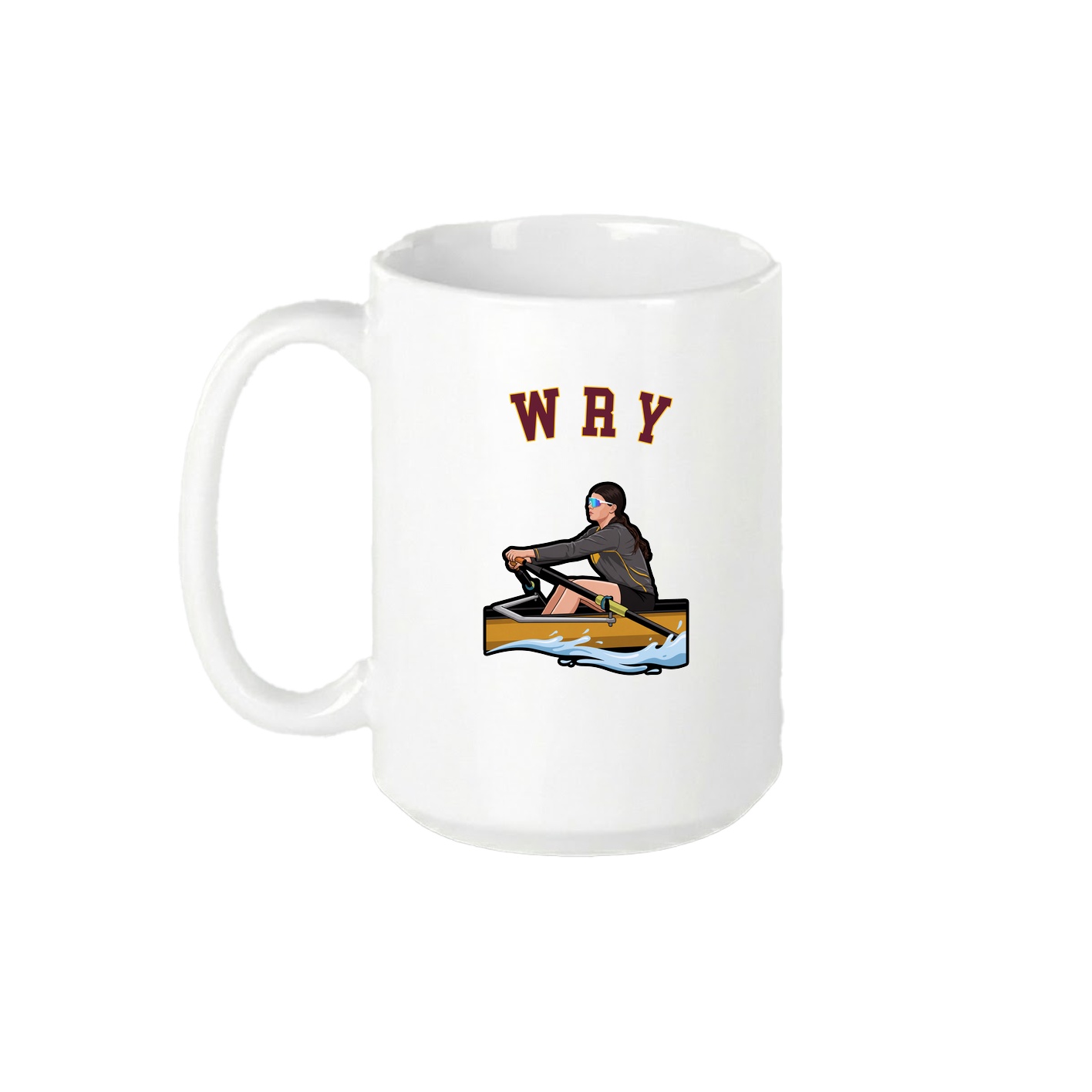 15oz Coffee Mug — Shirsey Arch in White