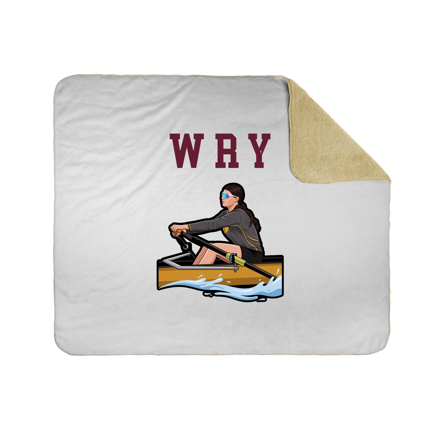 Throw Blanket — Shirsey in White