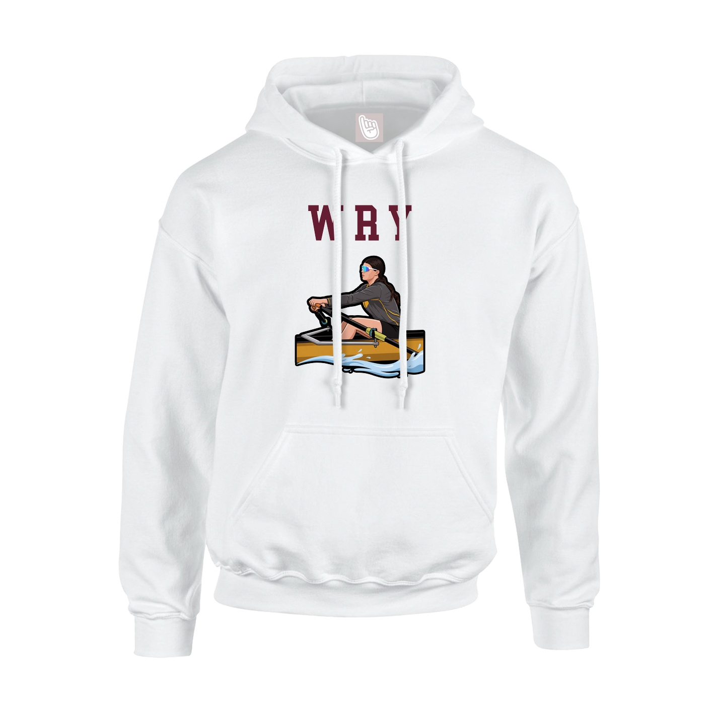 Youth Hoodie — Shirsey in White