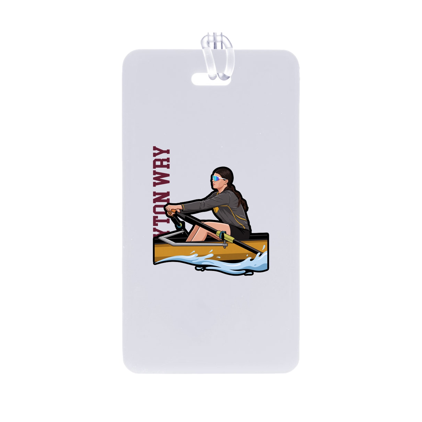 Bag Tag — Name Vertical in Classic