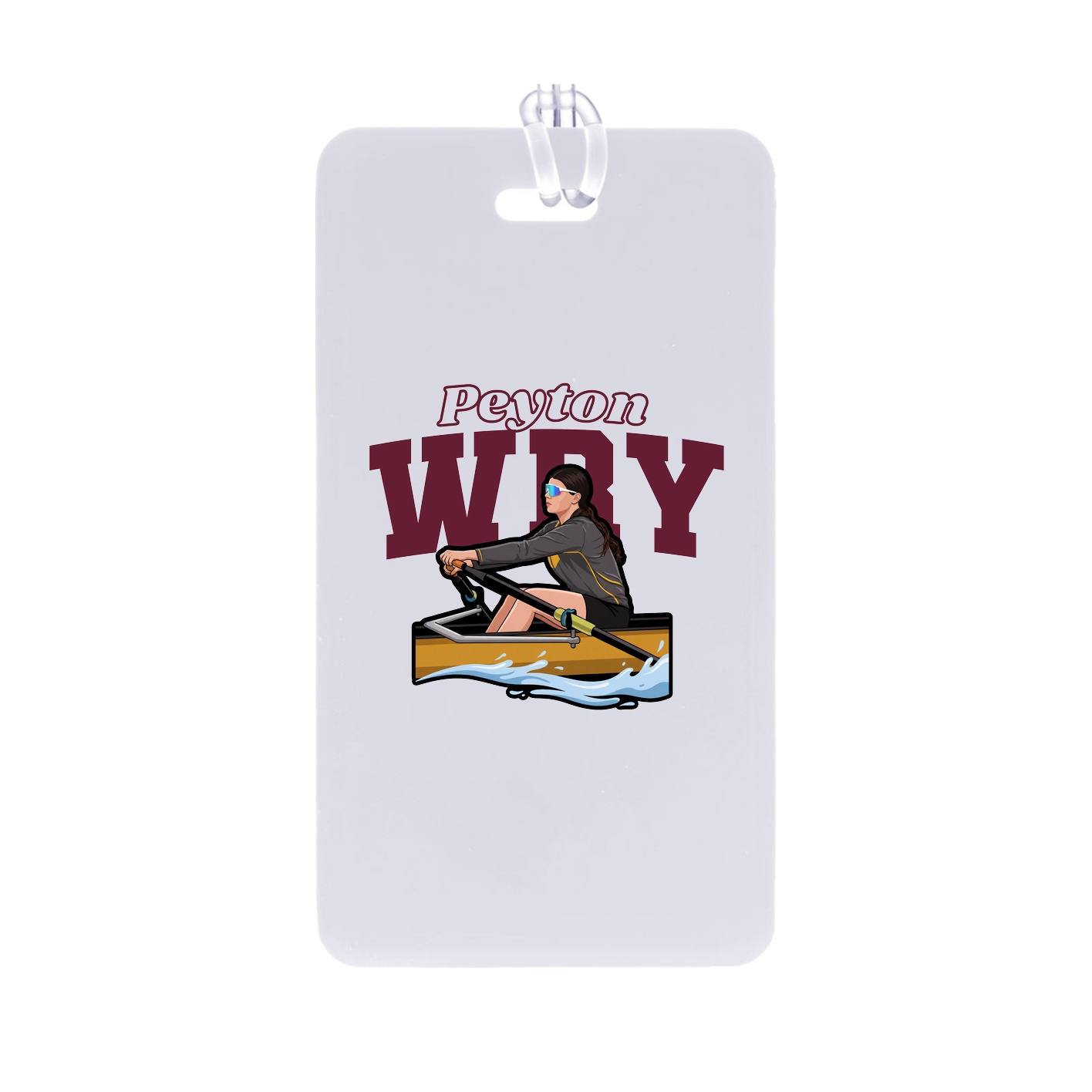 Bag Tag — Name Arch in Classic